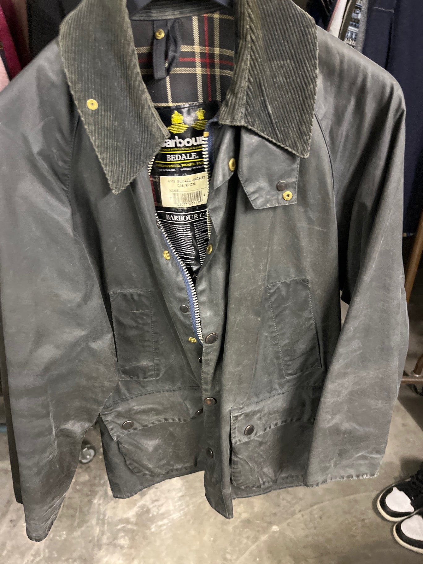 Barbour Jacke Schwarz