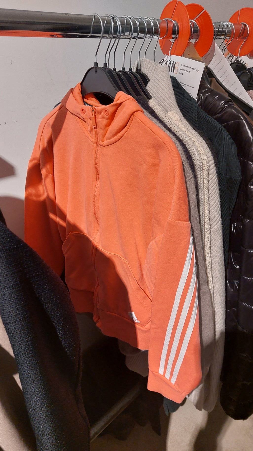 Adidas Hoodie Lachs