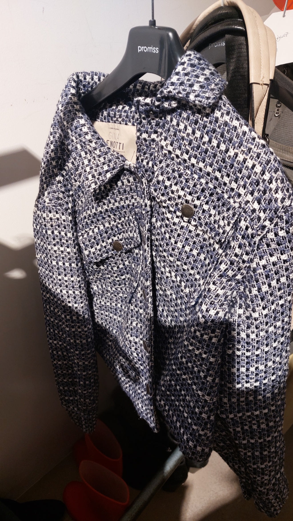 Gina Benotti Jacke Blau und Weiß