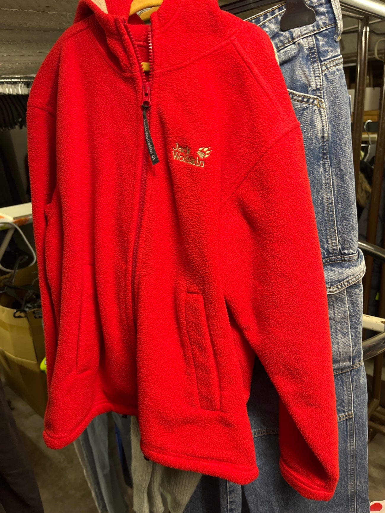 Jack Wolfskin Fleecejacke Rot