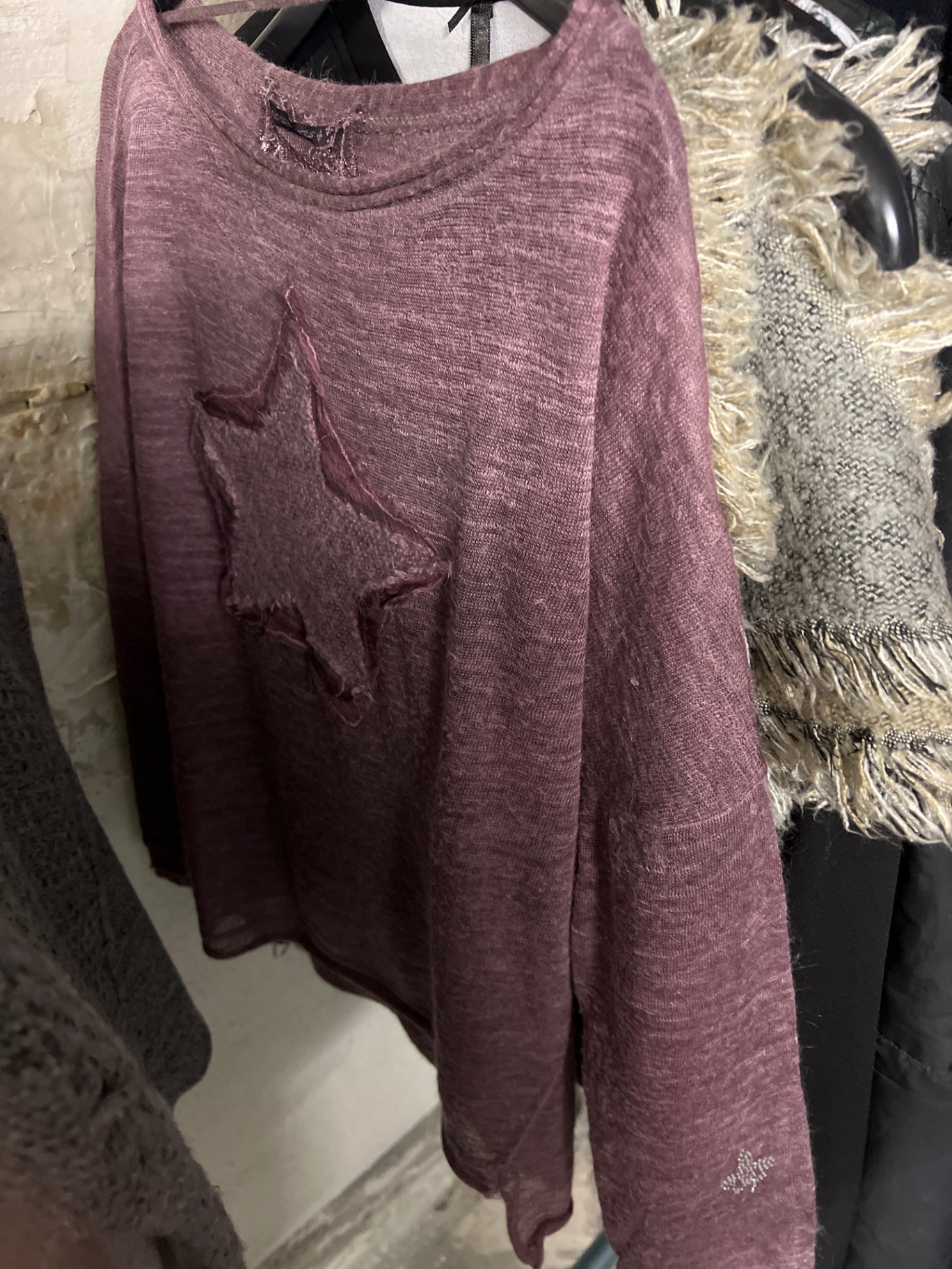 Two Blue Sisters Pullover Lila