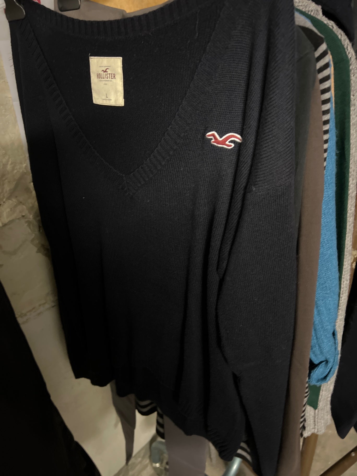 Hollister Pullover Schwarz