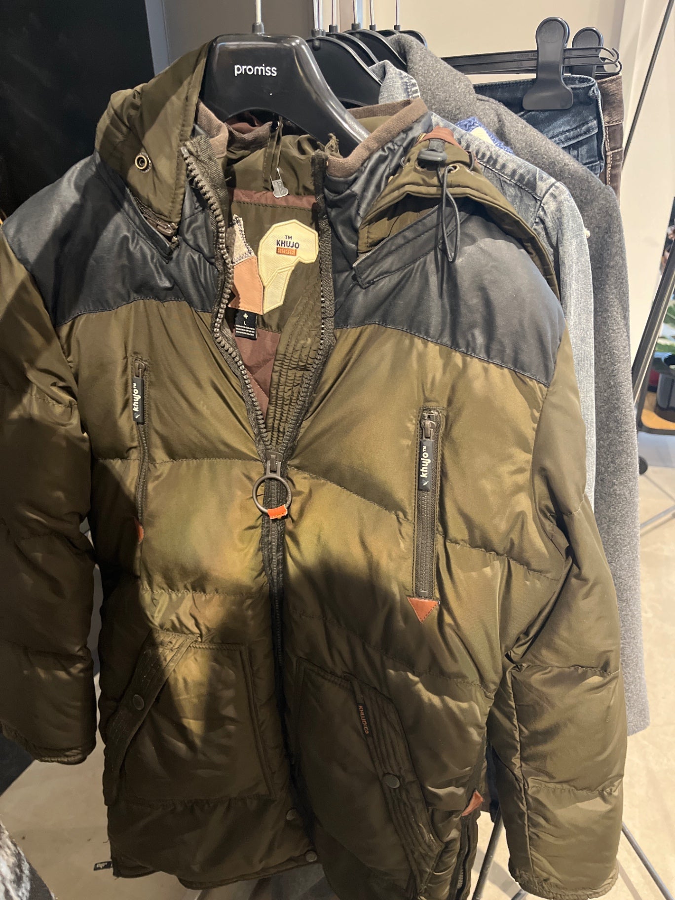 Khujo Parka Olivgrün