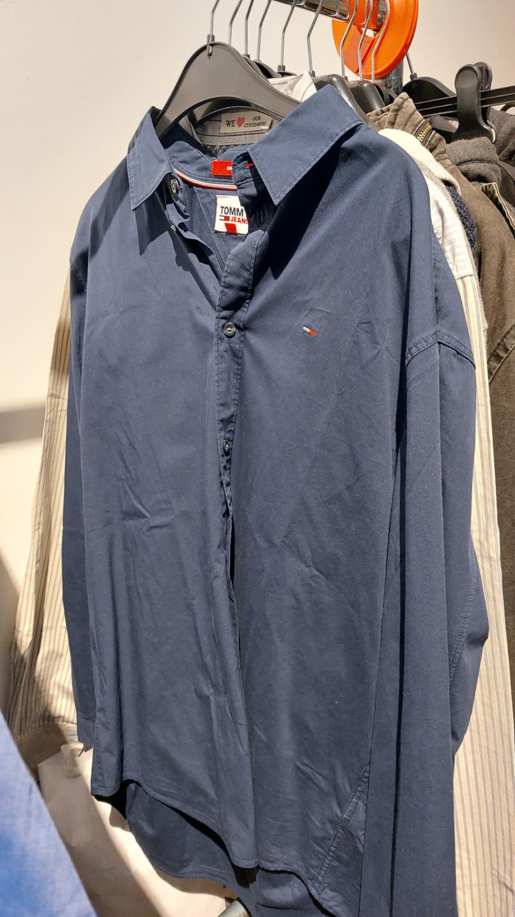 Tommy Jeans Hemd Blau