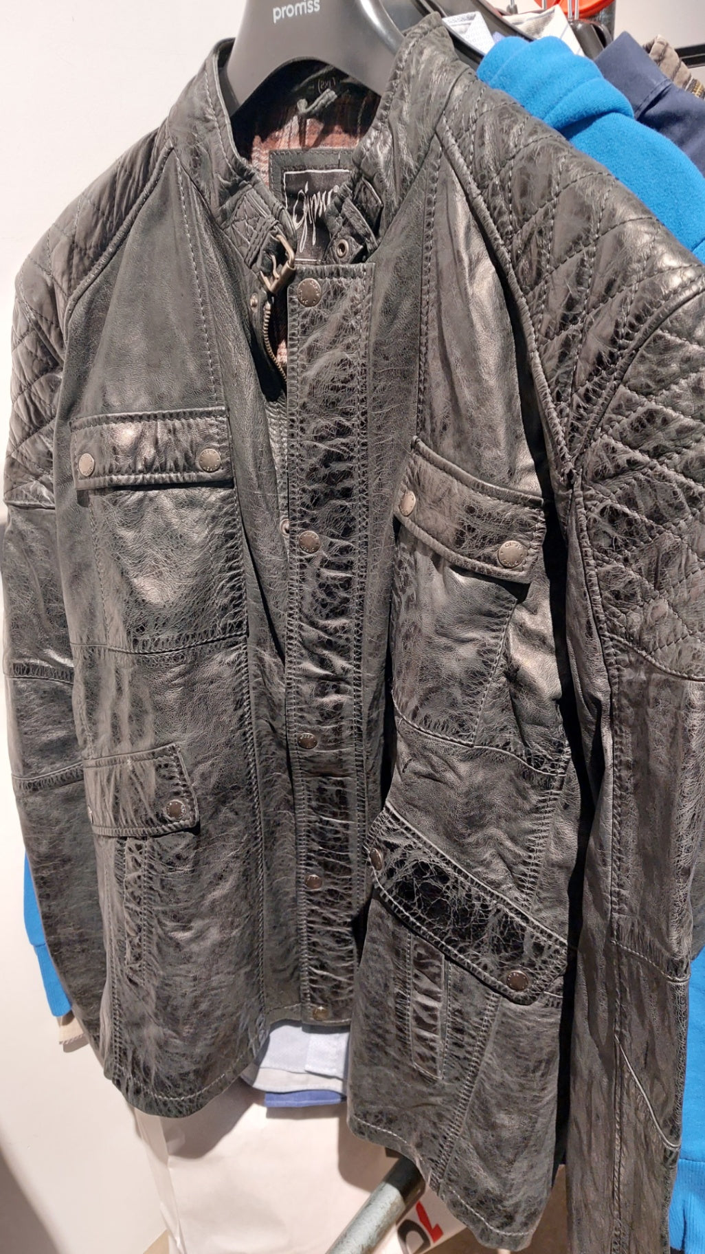 Gipsy Lederjacke Schwarz