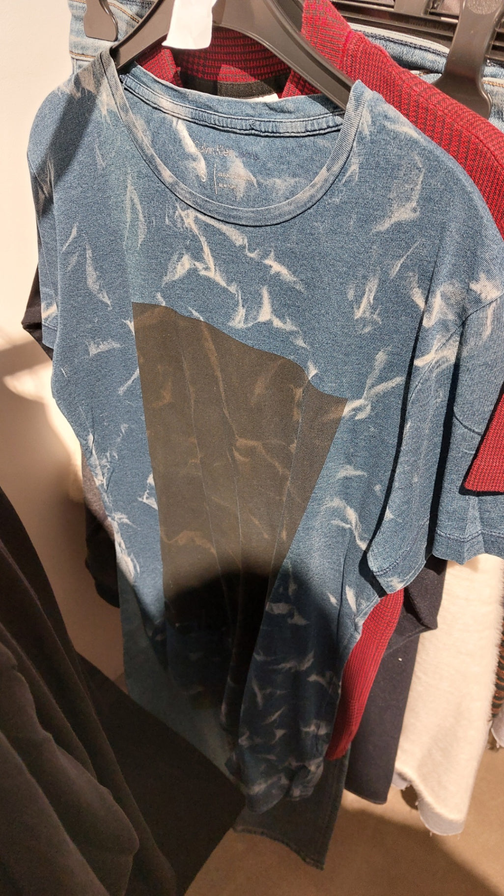 Calvin Klein T-Shirt Blau mit Muster