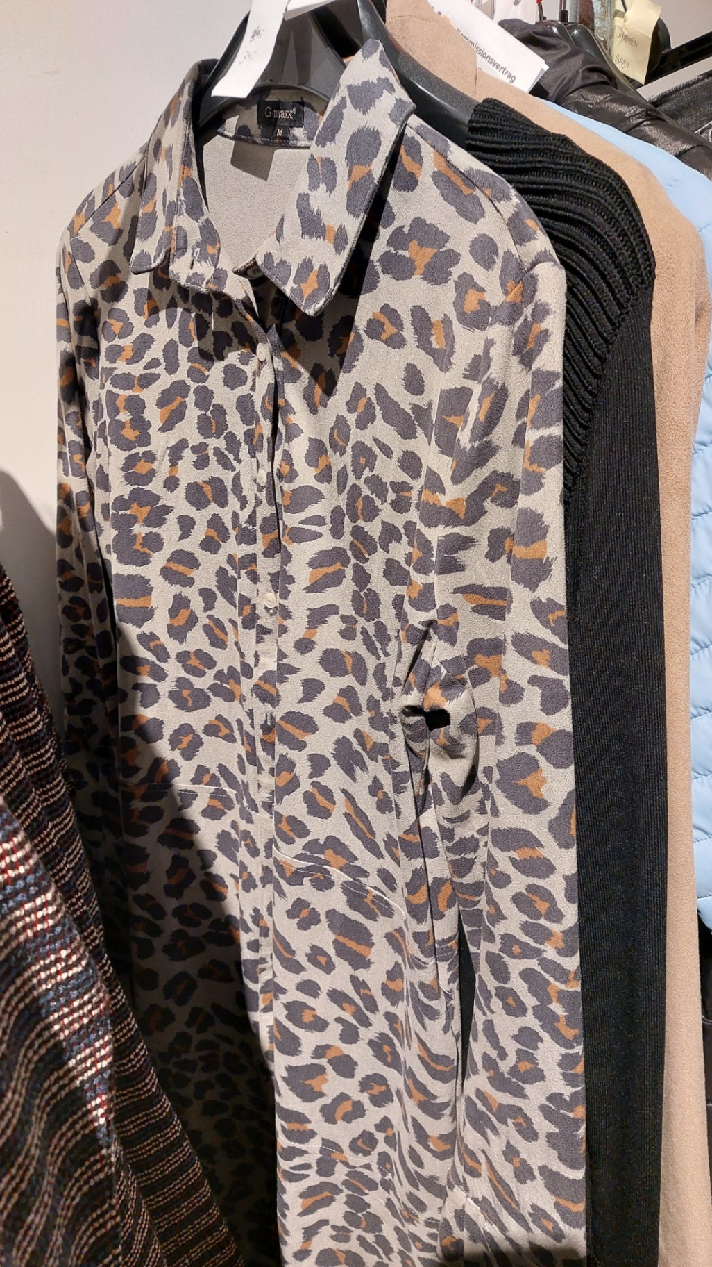 Gmaxx Bluse/Kleid Leopardenmuster