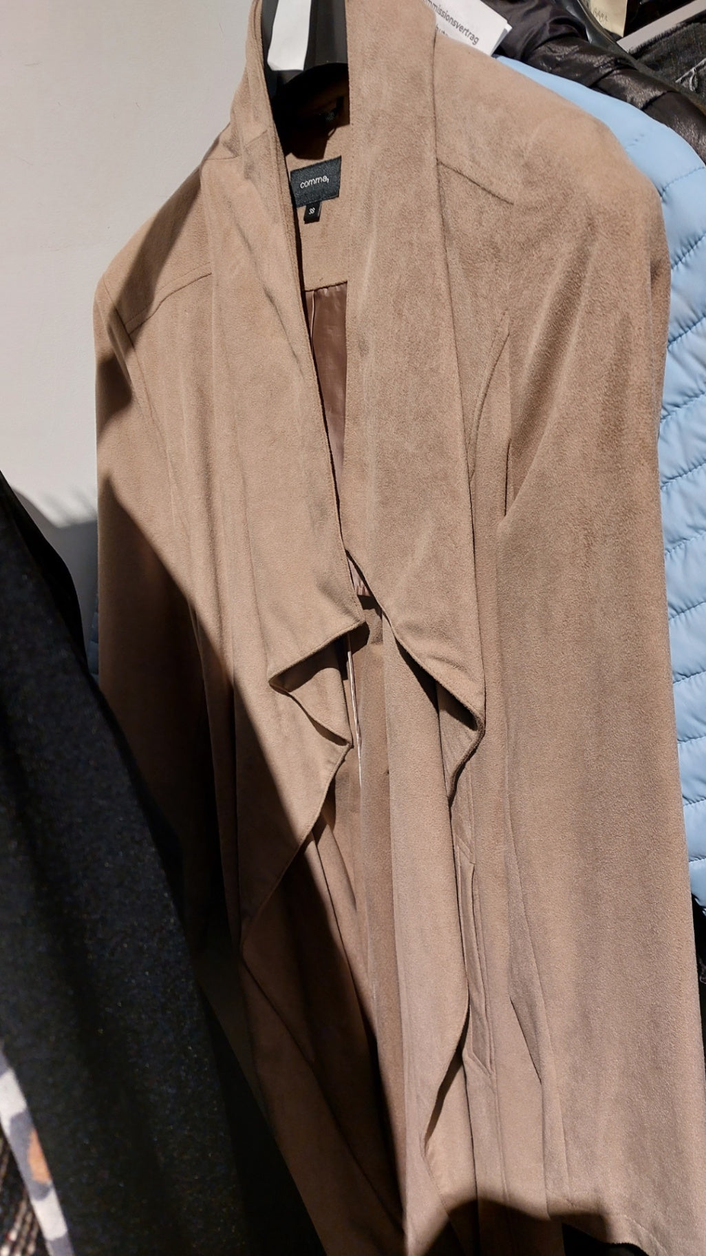 Comma Mantel Beige