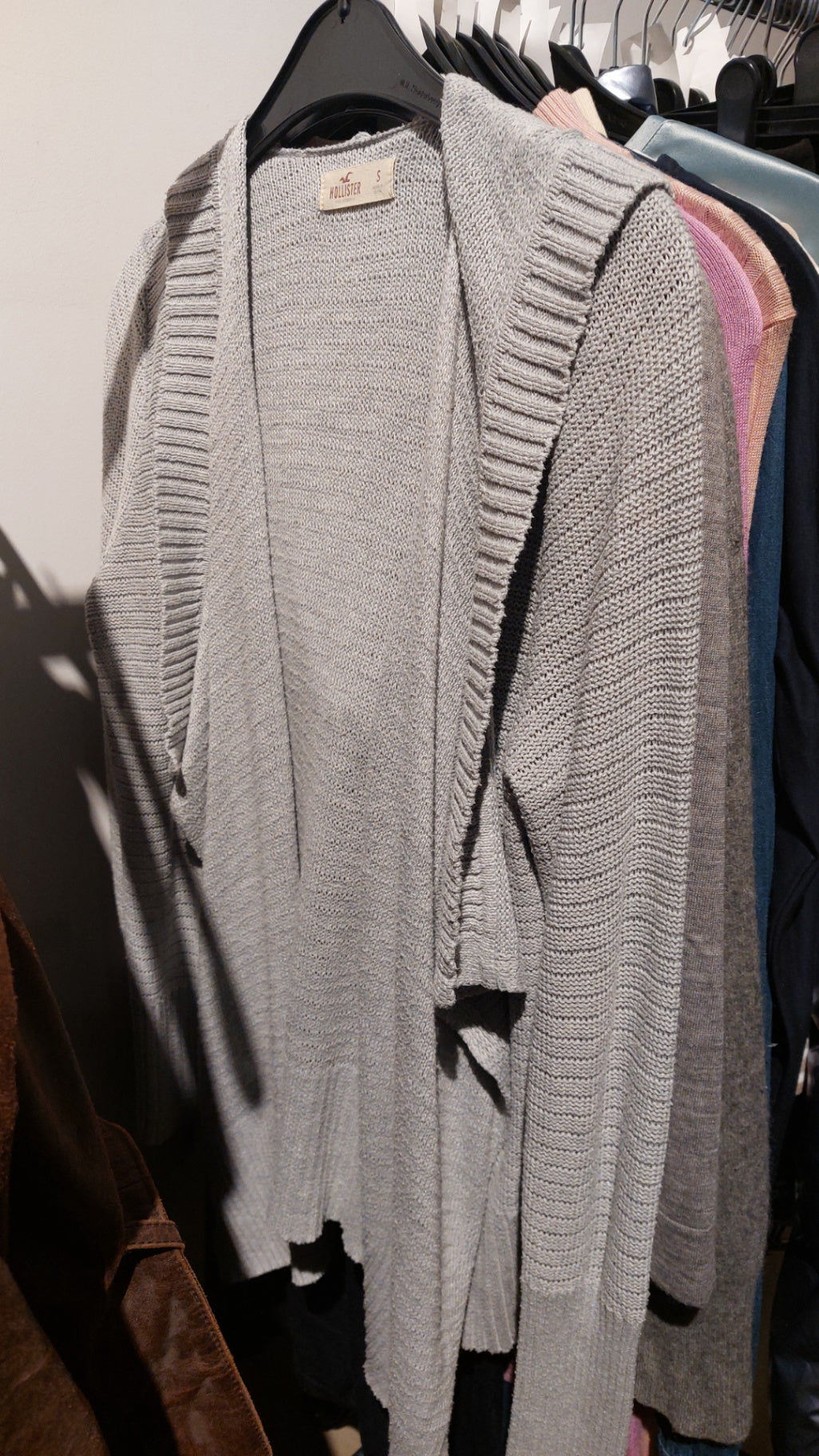 Hollister Strickjacke Grau