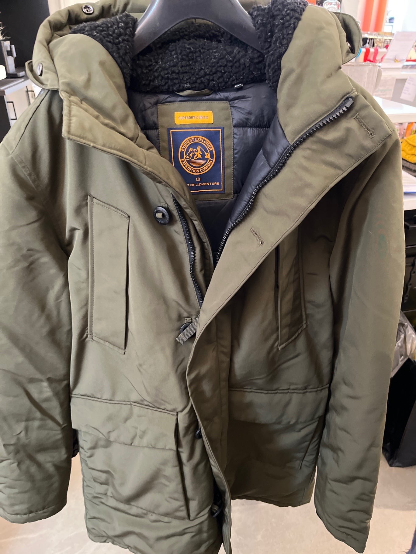 Superdry Parka Olivgrün