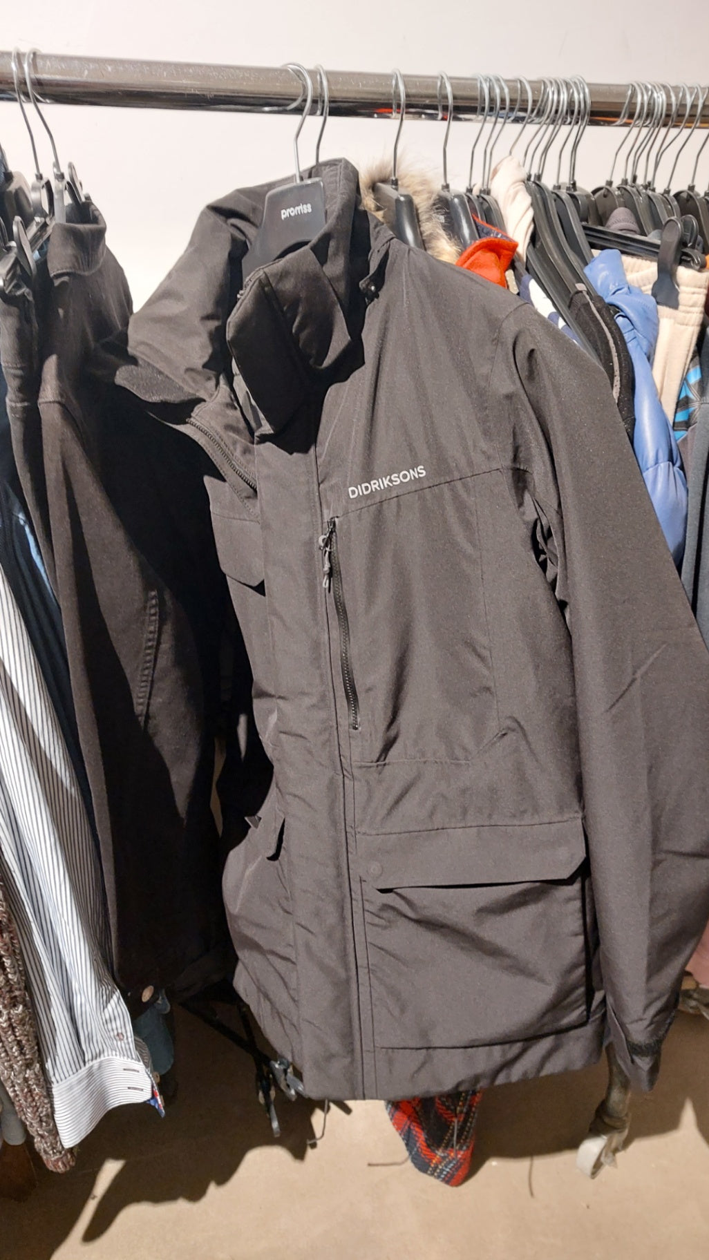 Didriksons Jacke Schwarz