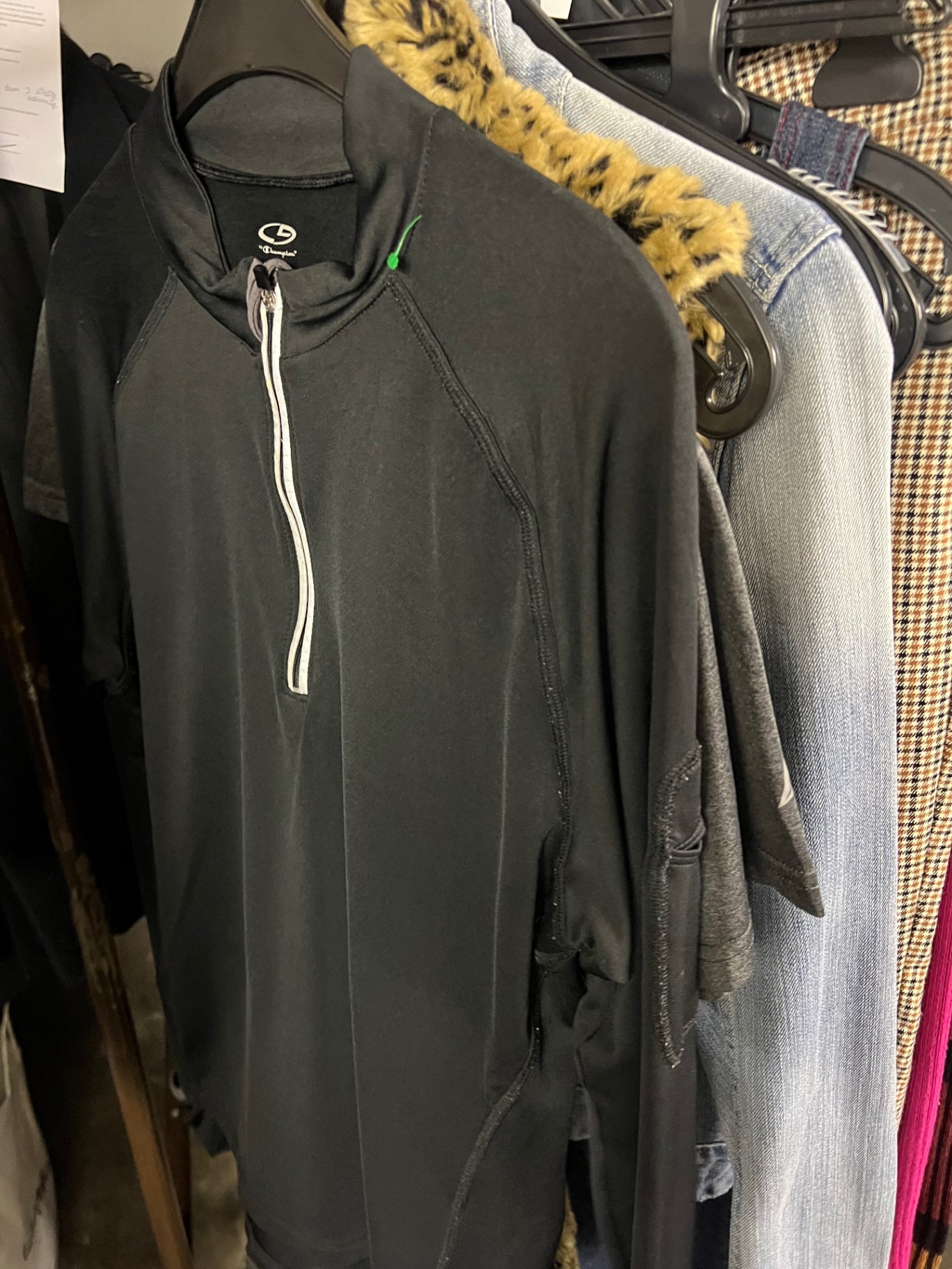 REDUZIERT! Gebrauchsspuren! Champion Langarmshirt Schwarz