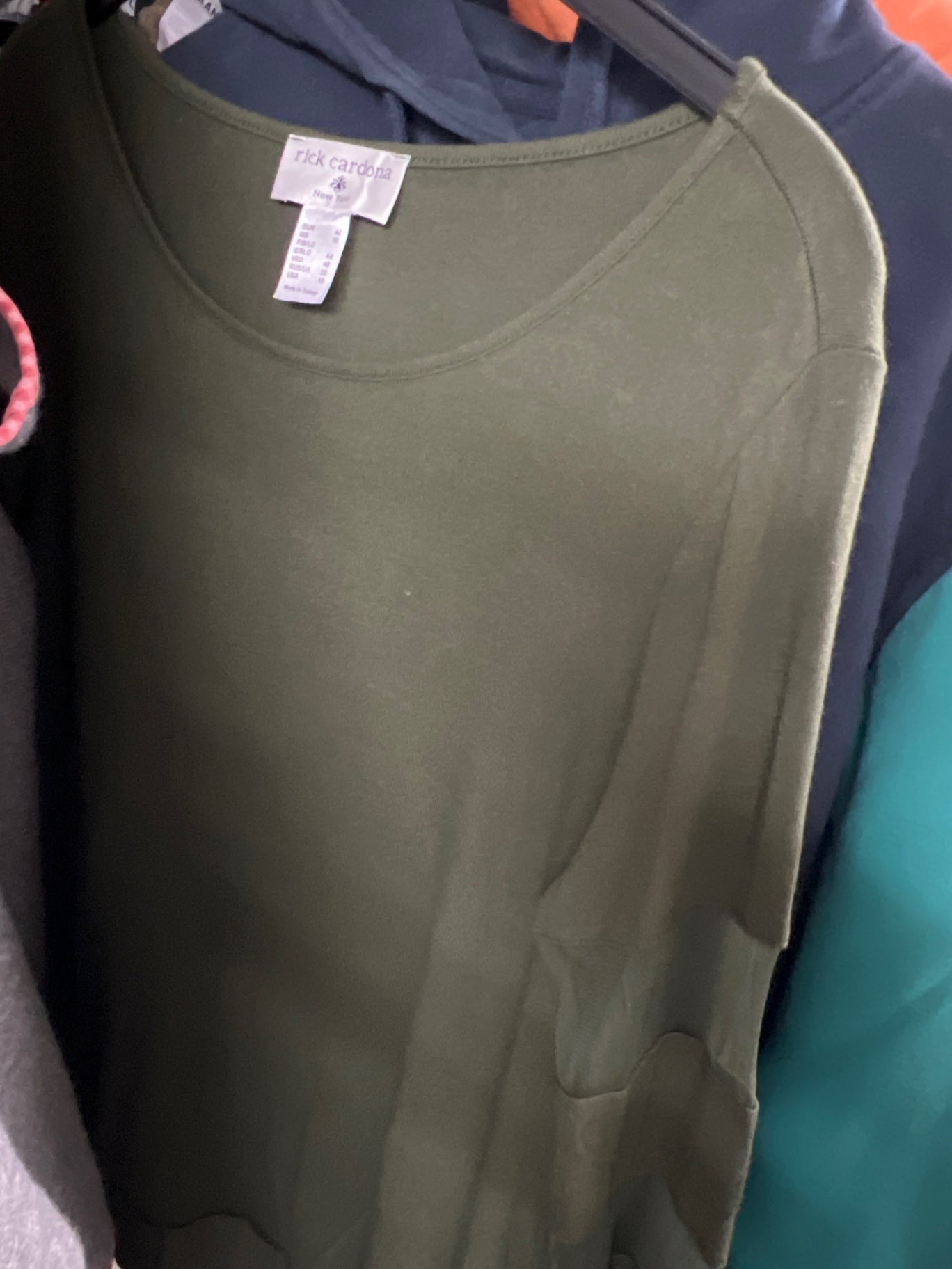 Rick Cardona Pullover Olivgrün