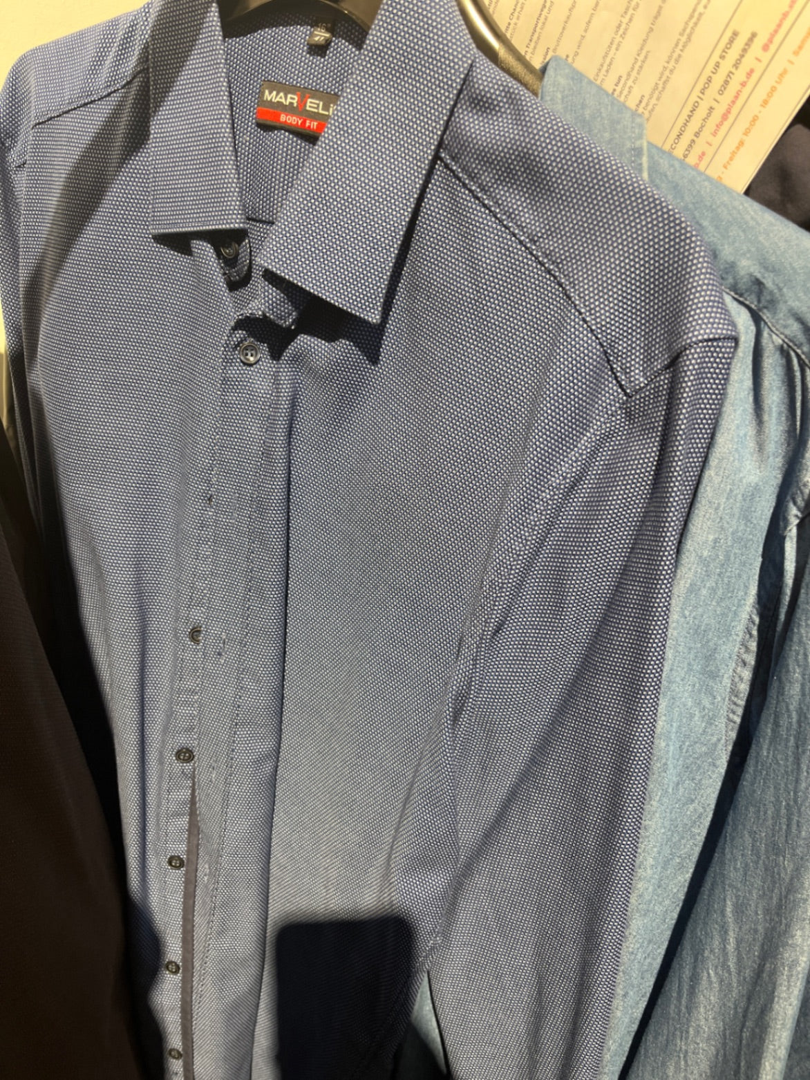 Marvelis Hemd Blau