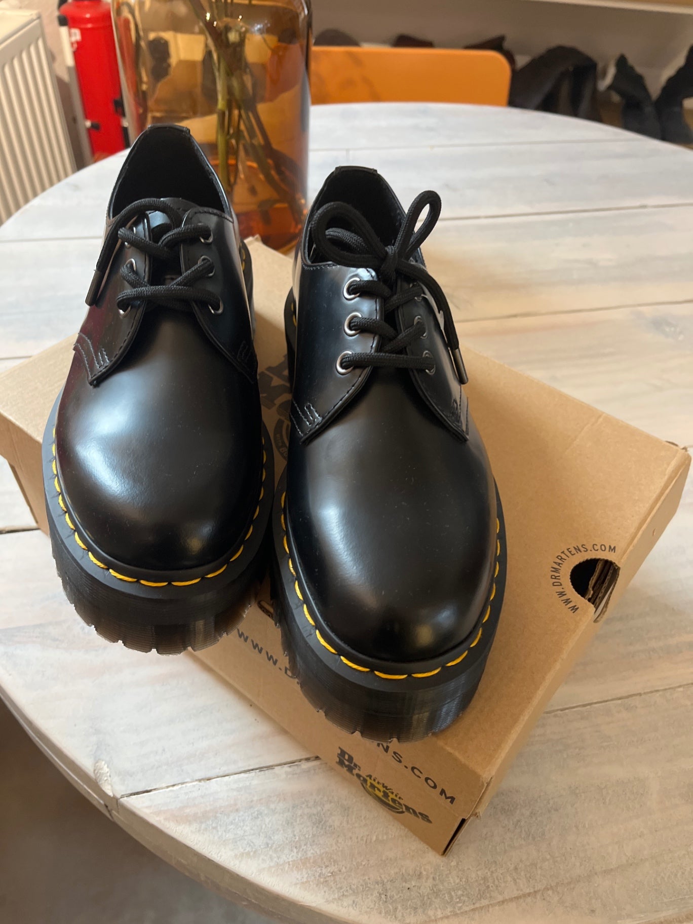 Dr. Martens Schnürschuhe Schwarz