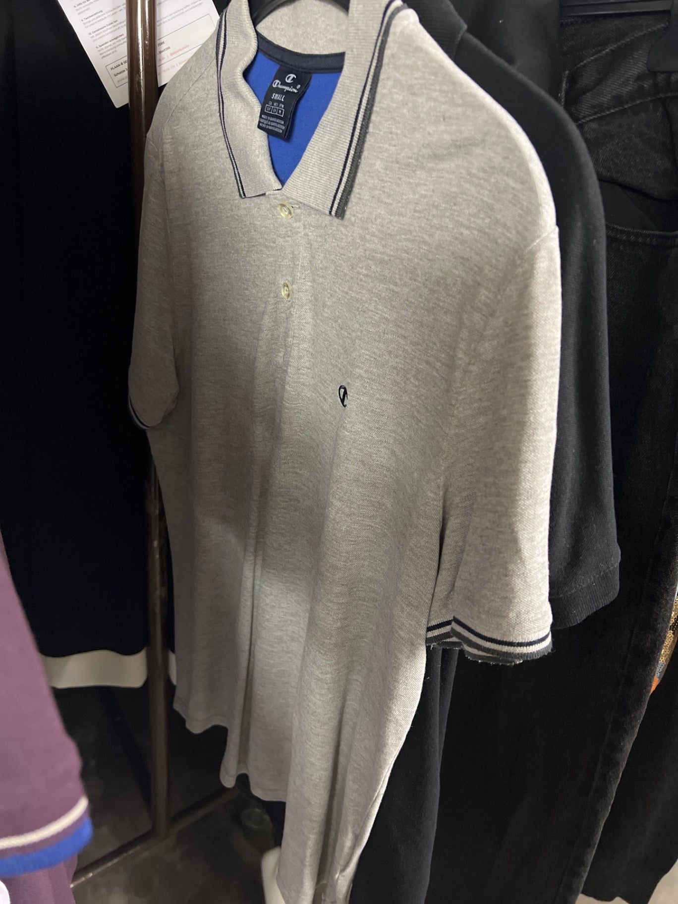 Champion Poloshirt Grau