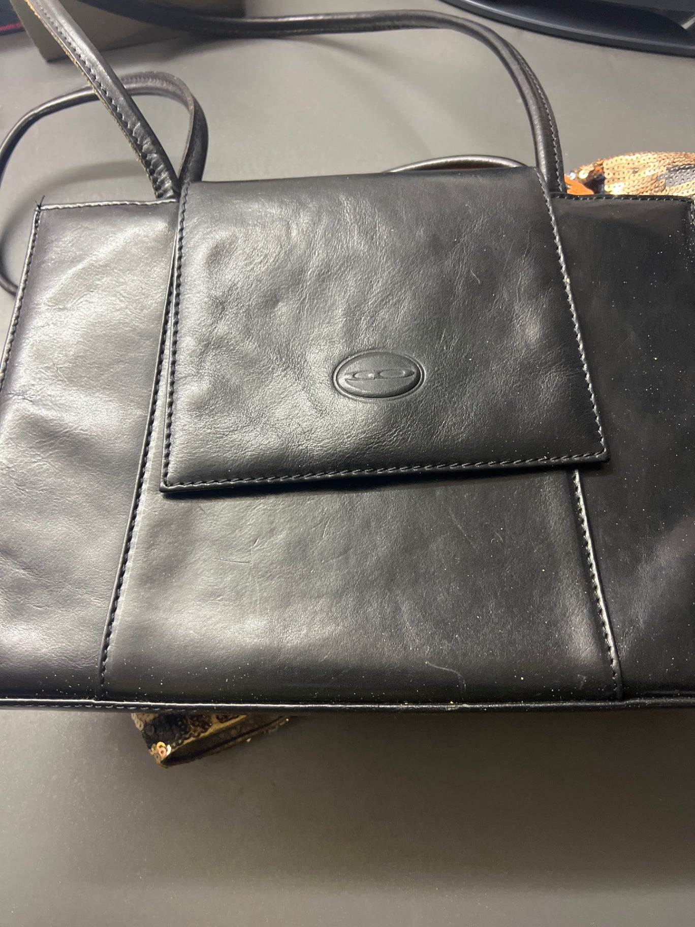 Conti Osvaldo Handtasche Schwarz