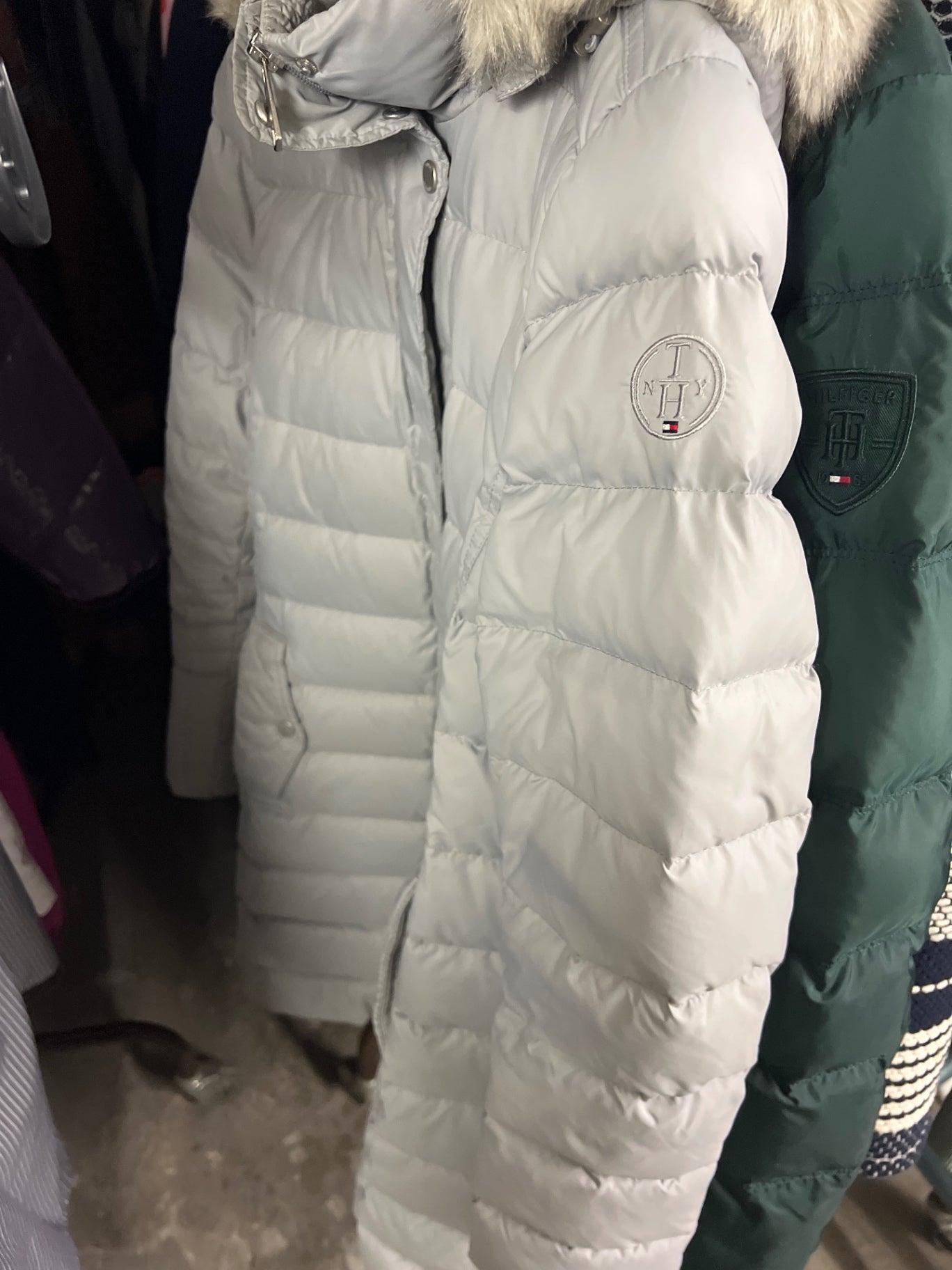 Tommy Hilfiger Daunenjacke Hellgrau