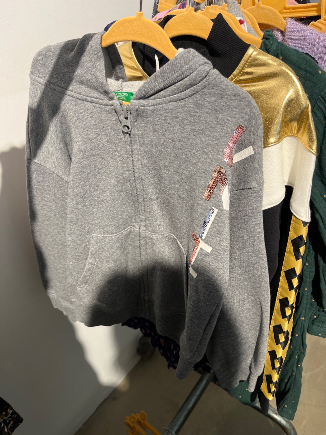 Benetton Hoodie Grau
