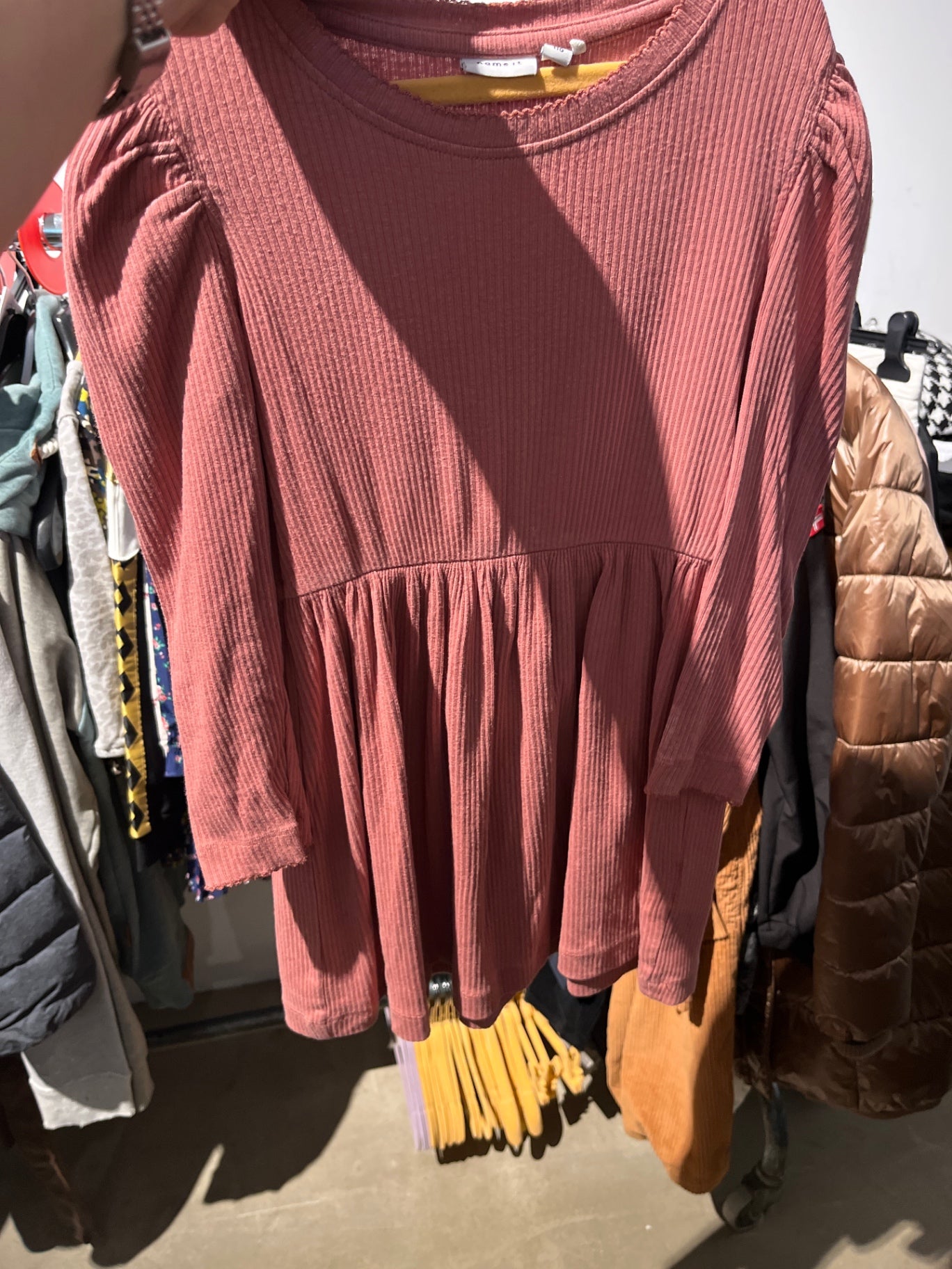 Name It Langarmshirt Altrosa
