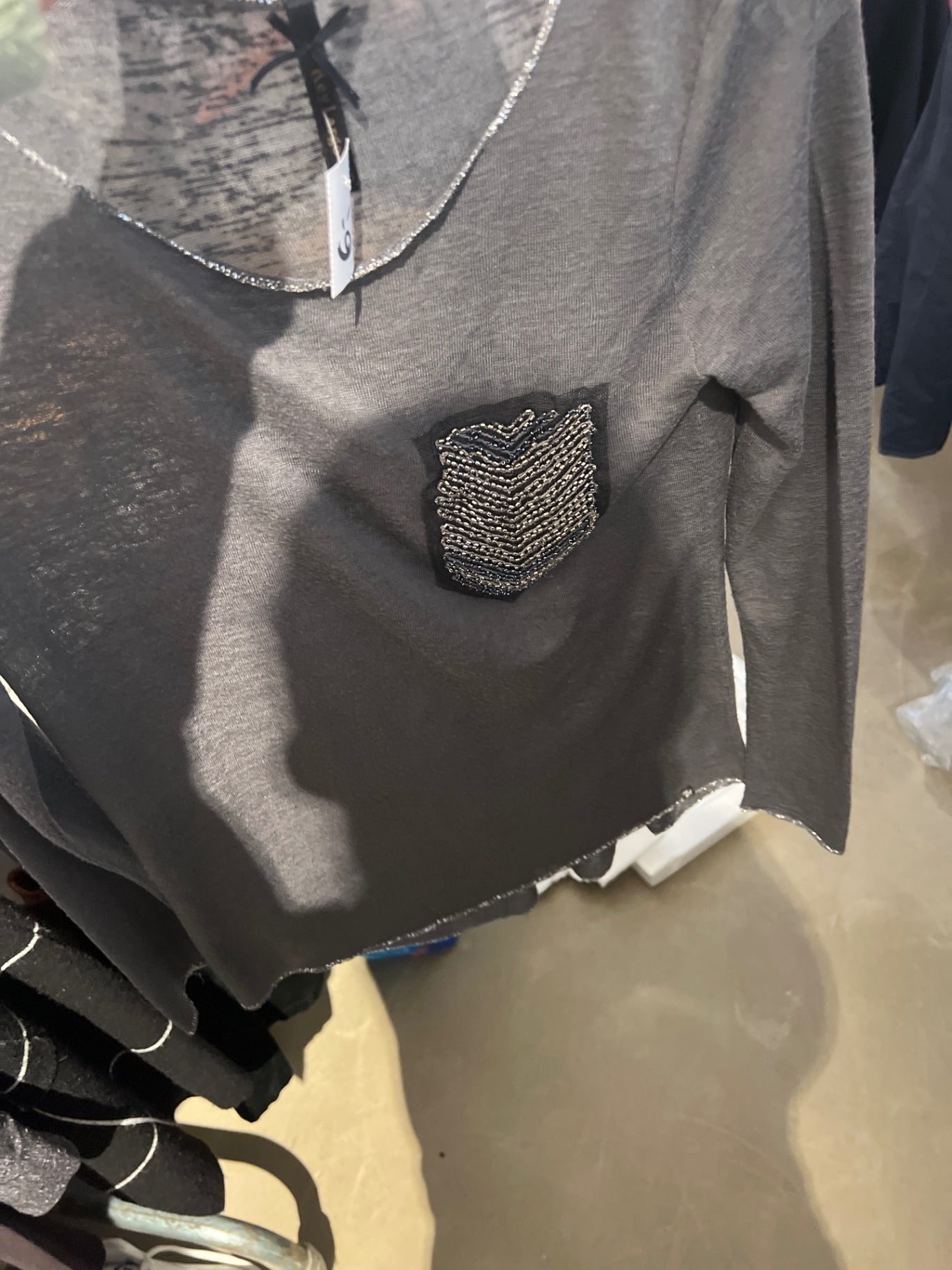 Key Largo Langarmshirt Grau