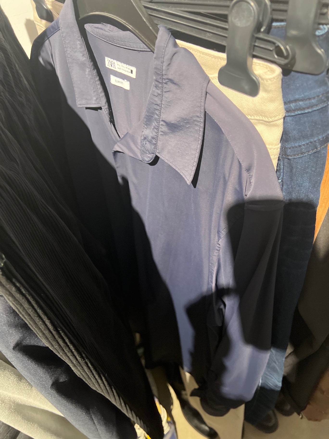 Zara Hemd Blau