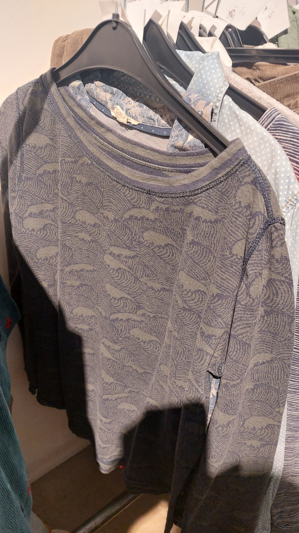 Wendeshirt Blau