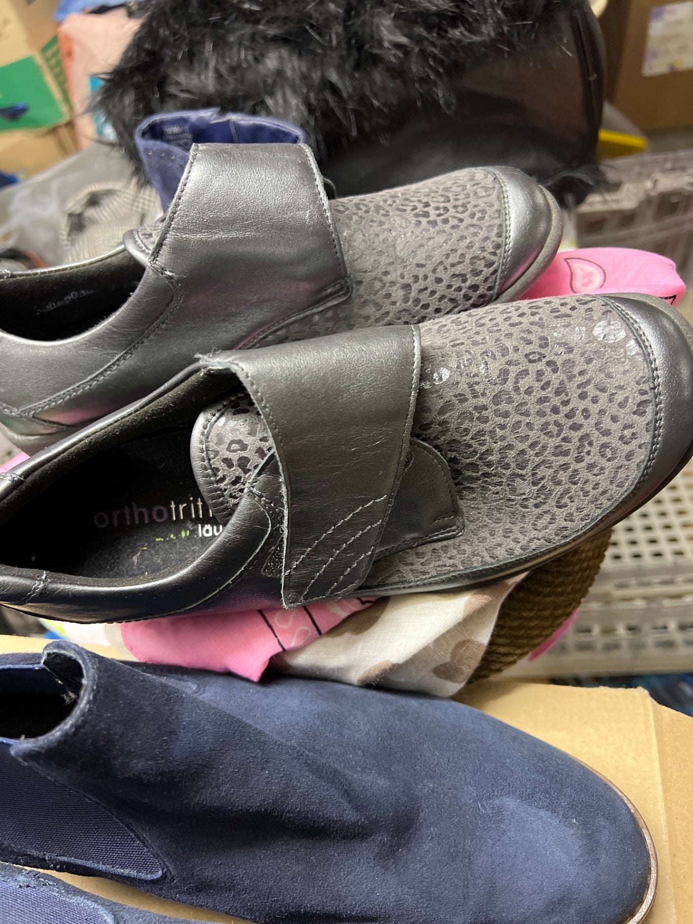 Orthotritt Grau Sneaker