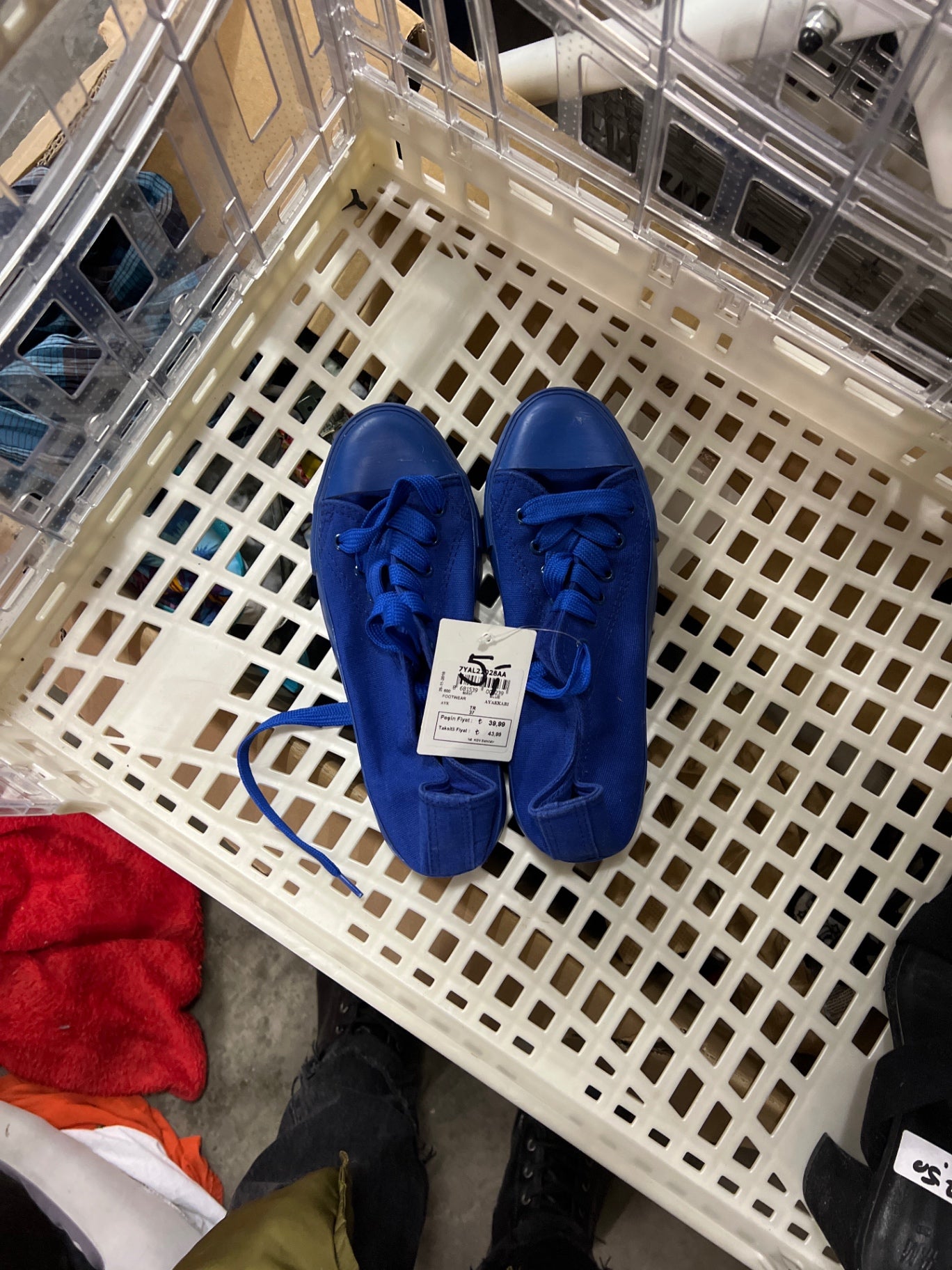 Sneaker Blau