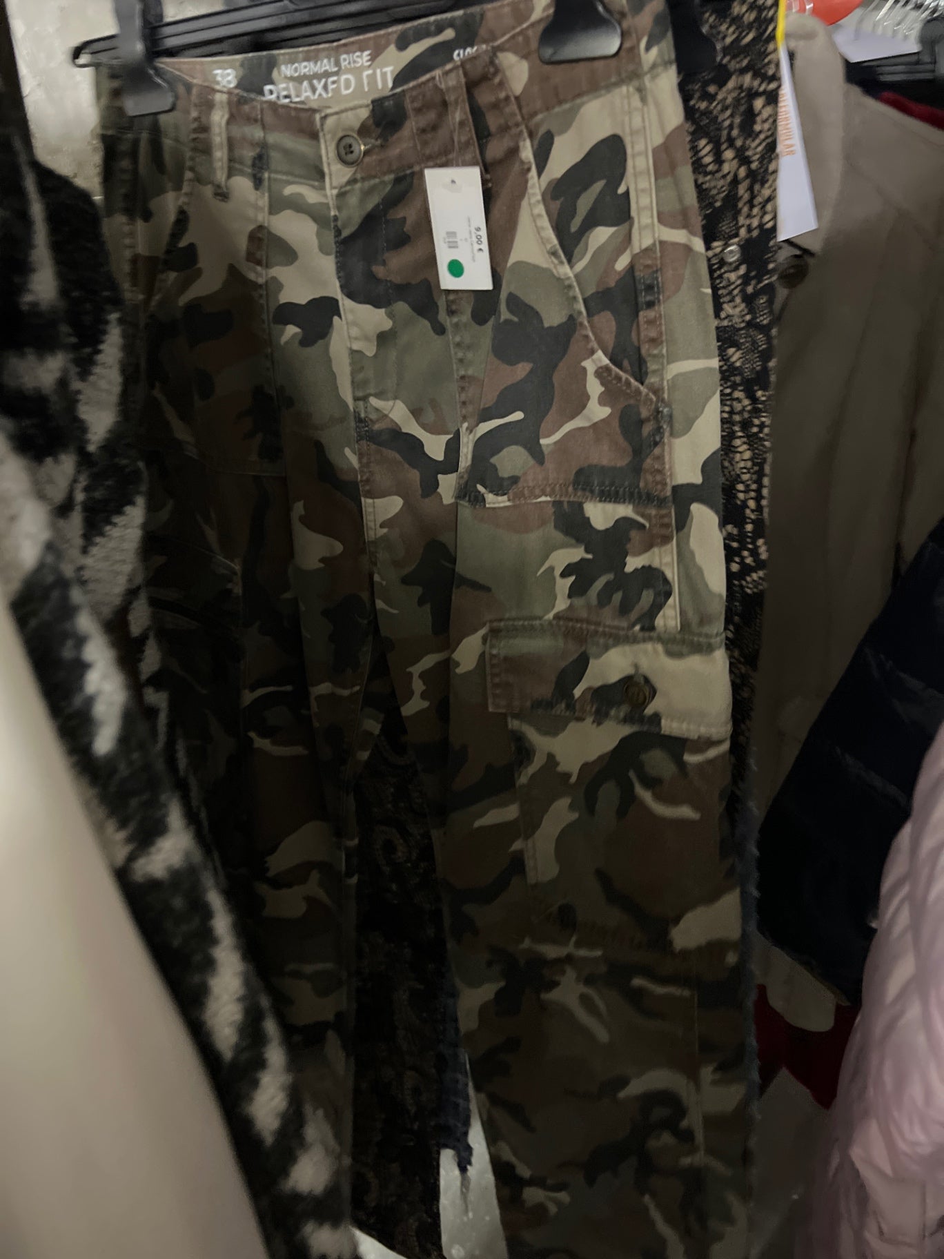 Weite Jeans Camouflage