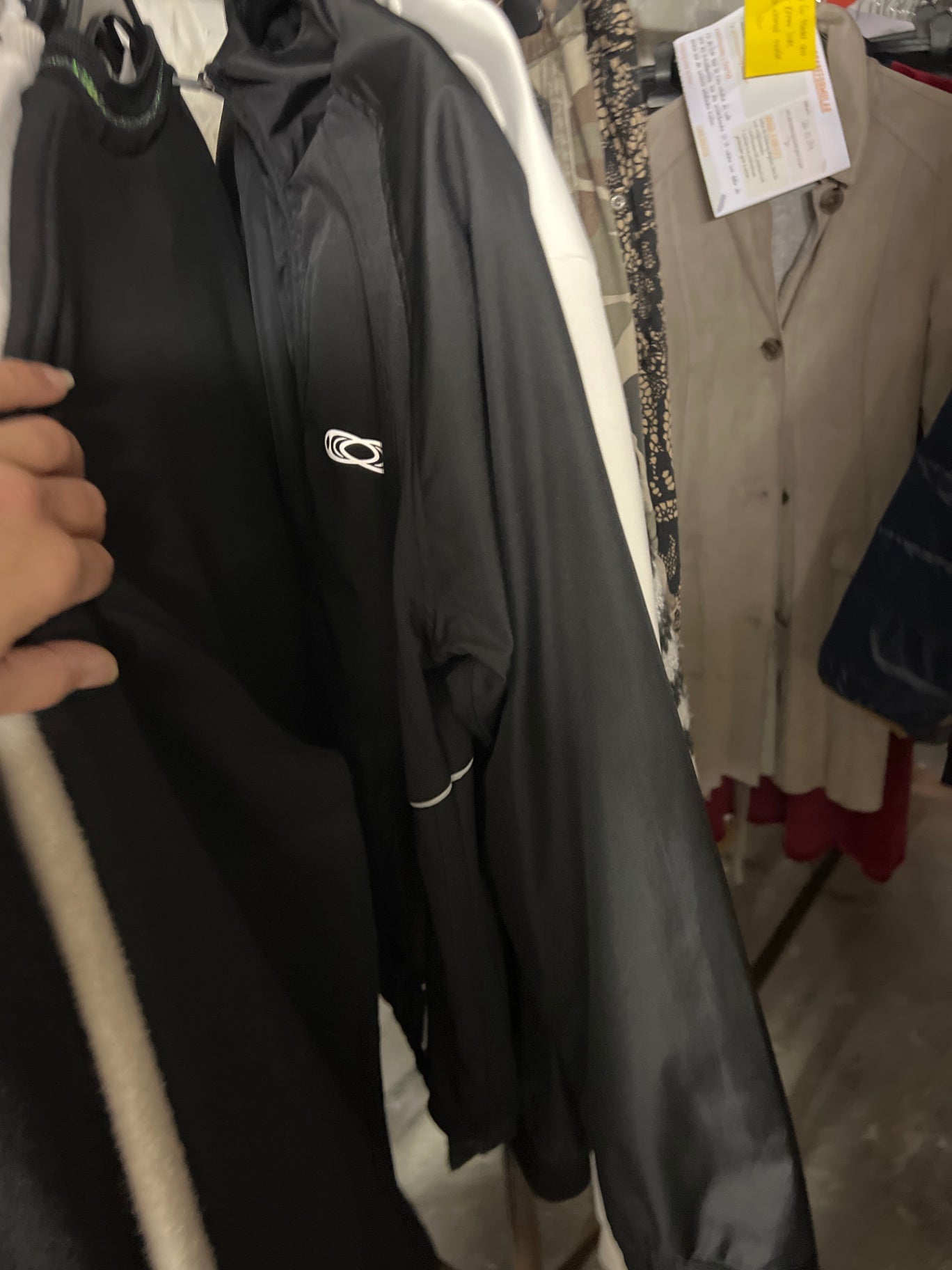 Windjacke Schwarz