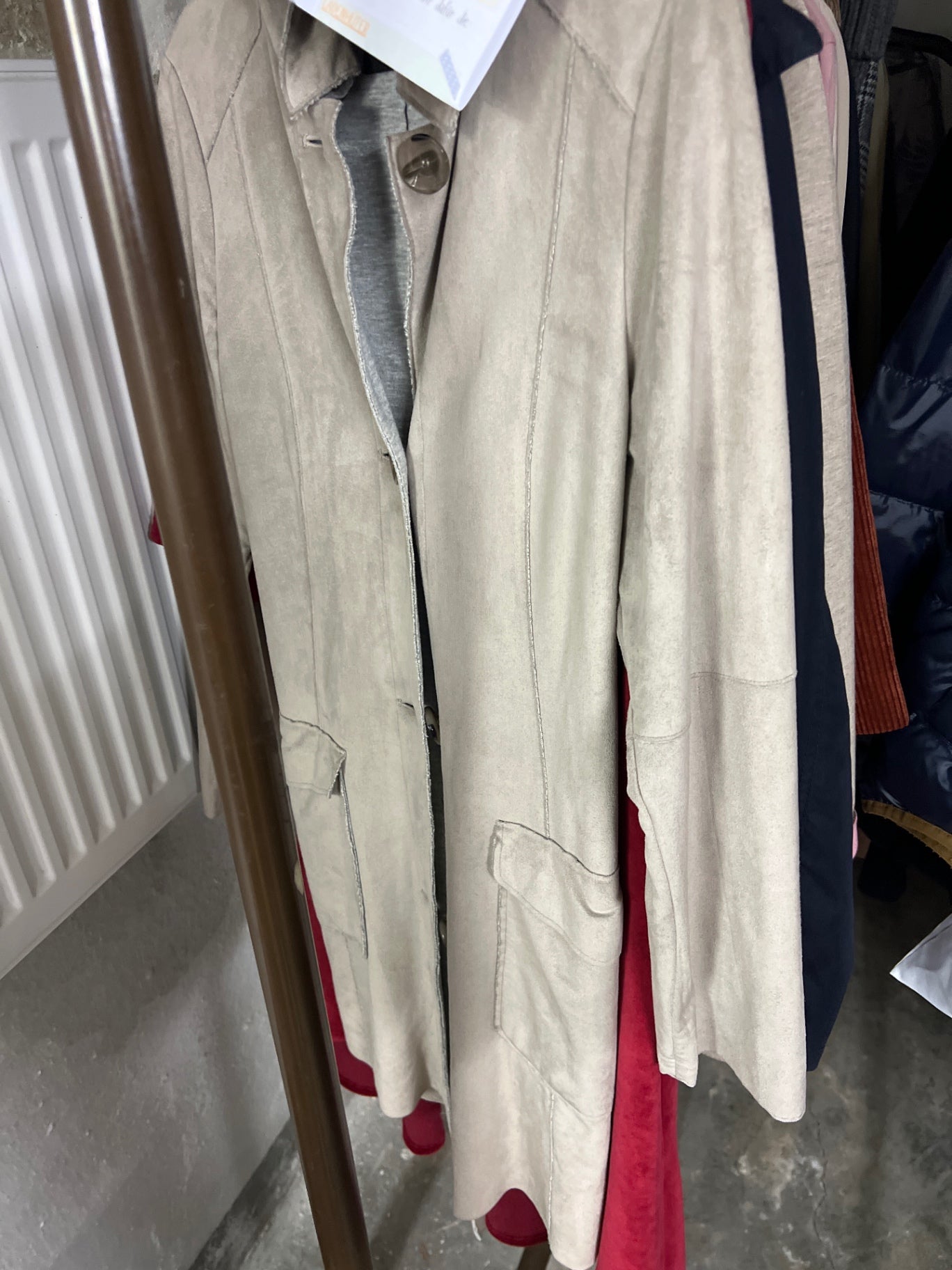 S. Oliver Mantel Beige Größe: S