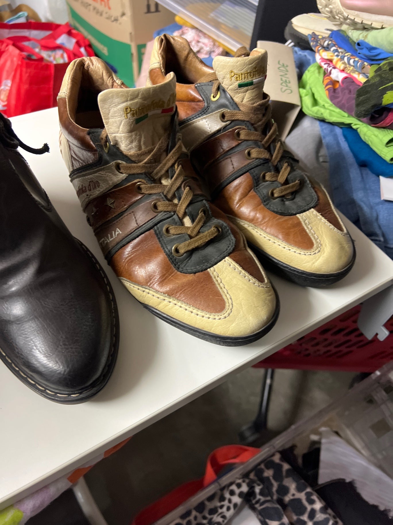 Pantofola d'Oro Sneaker Braun, Beige und Schwarz Größe: