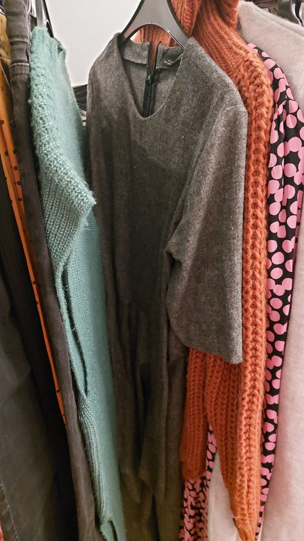 Zara Kleid Grau Größe: M