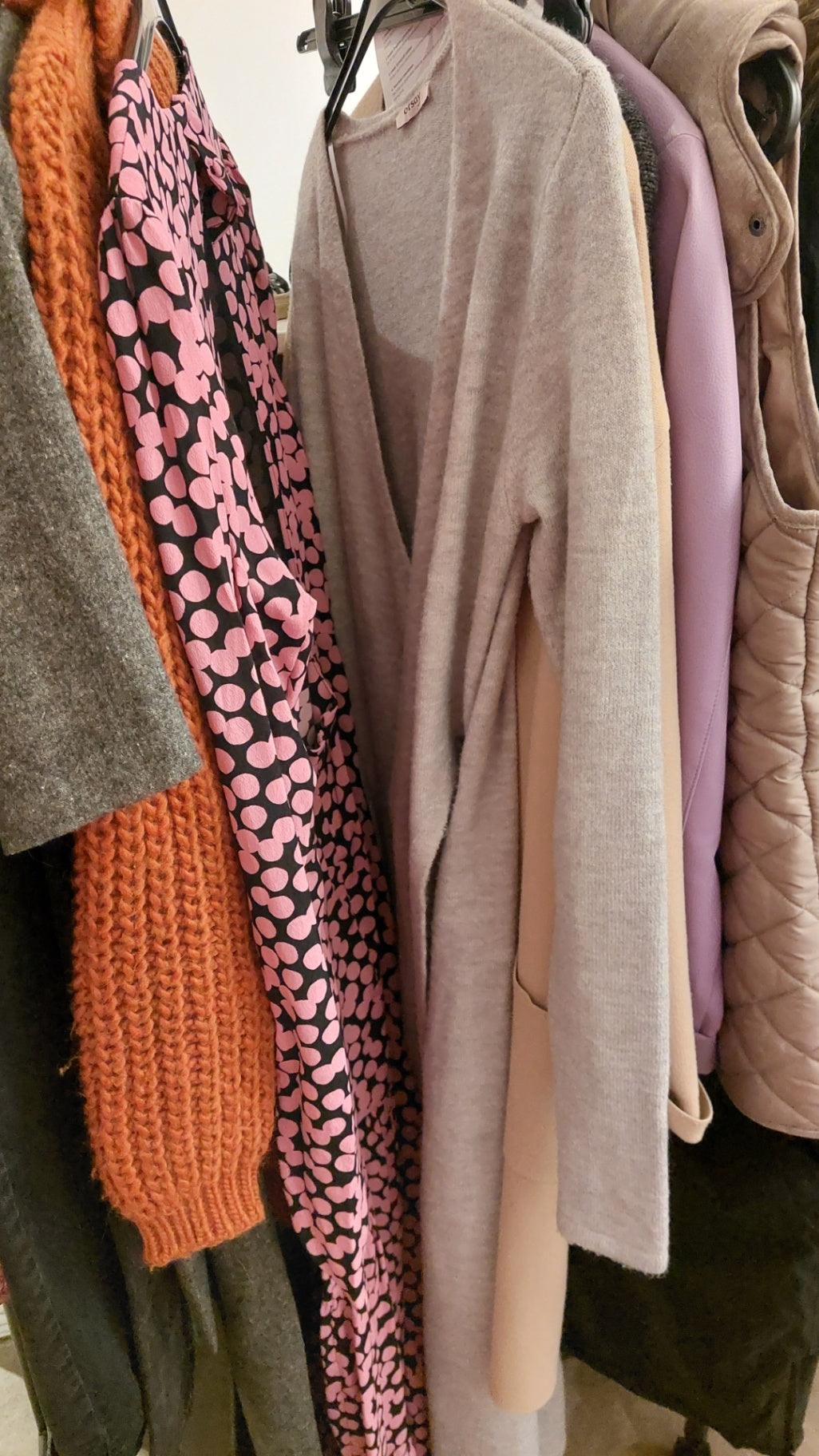 Orsay Strickkleid Grau Größe: M