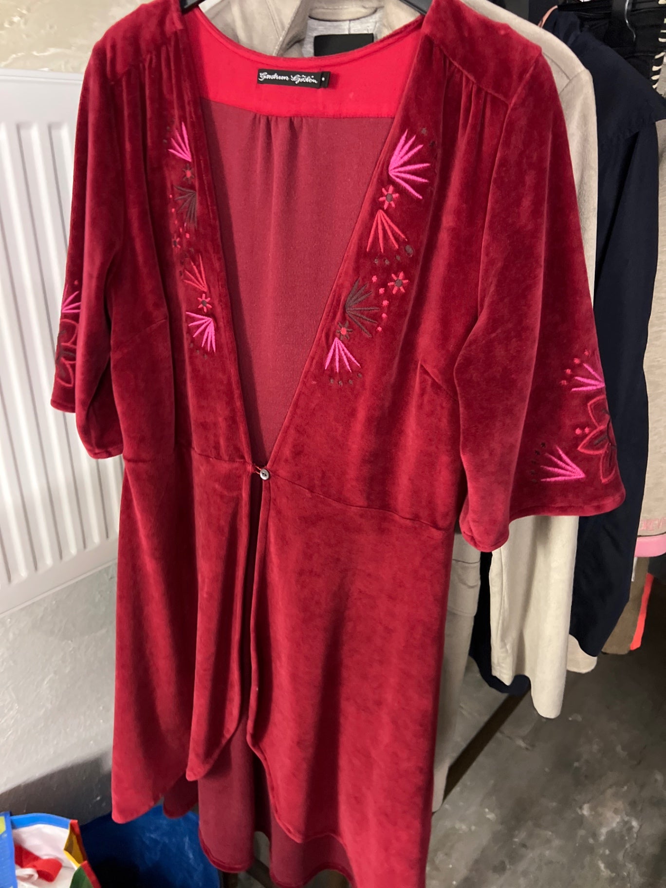 Gudrun Sjödén Samt Strickjacke Rot Größe: S