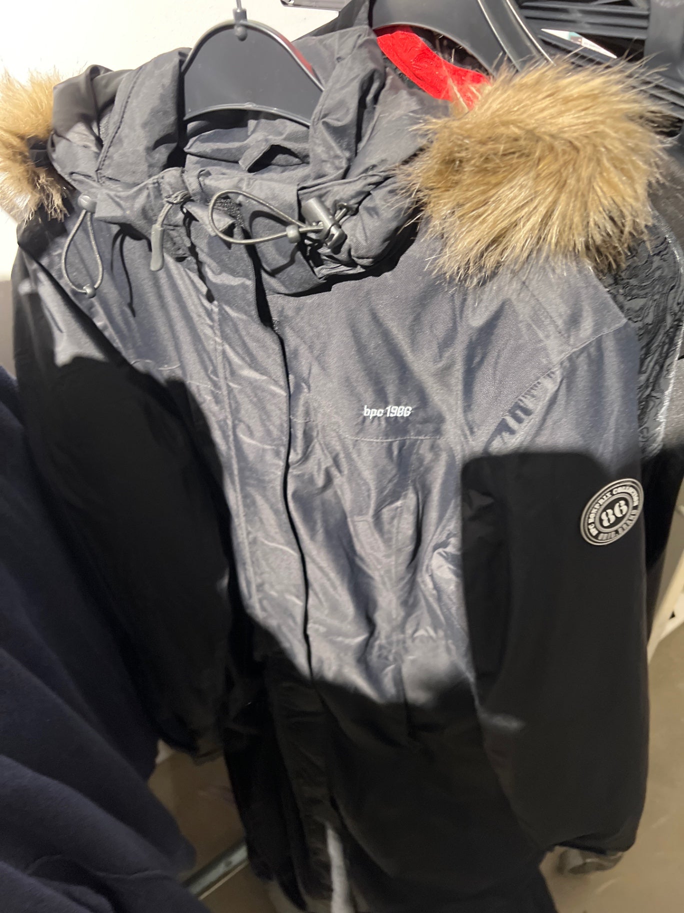 bonprix Mantel Schwarz Größe: XL