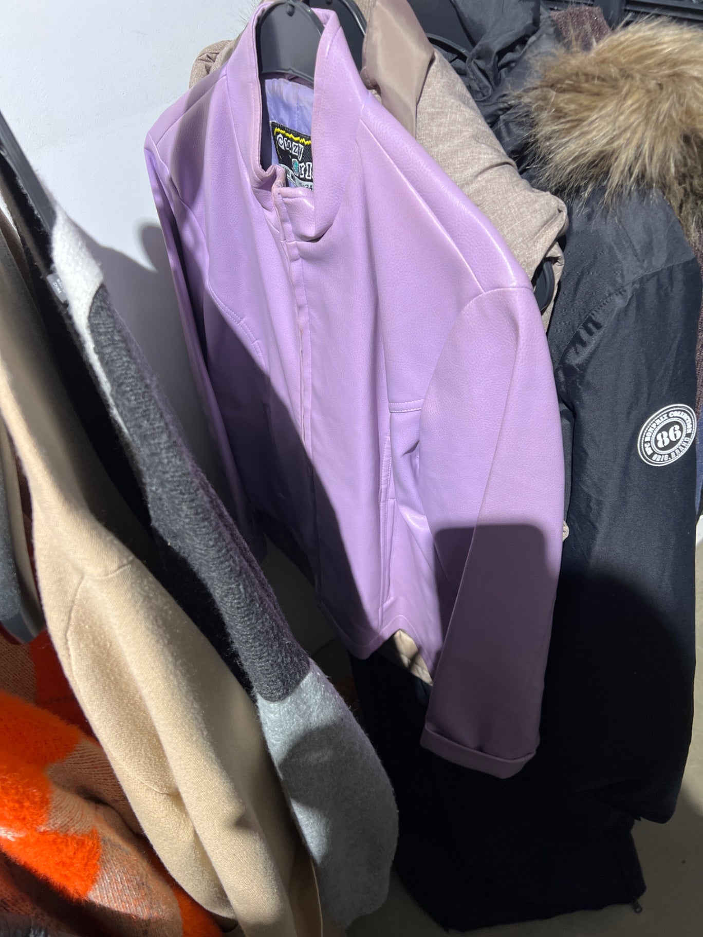 Jacke Lila Größe: Xs