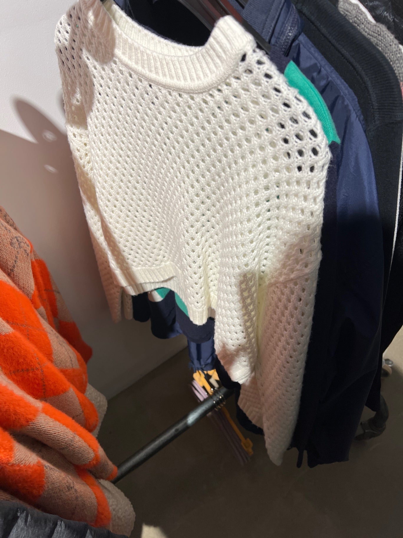 H&M Pullover Weiß Größe: M
