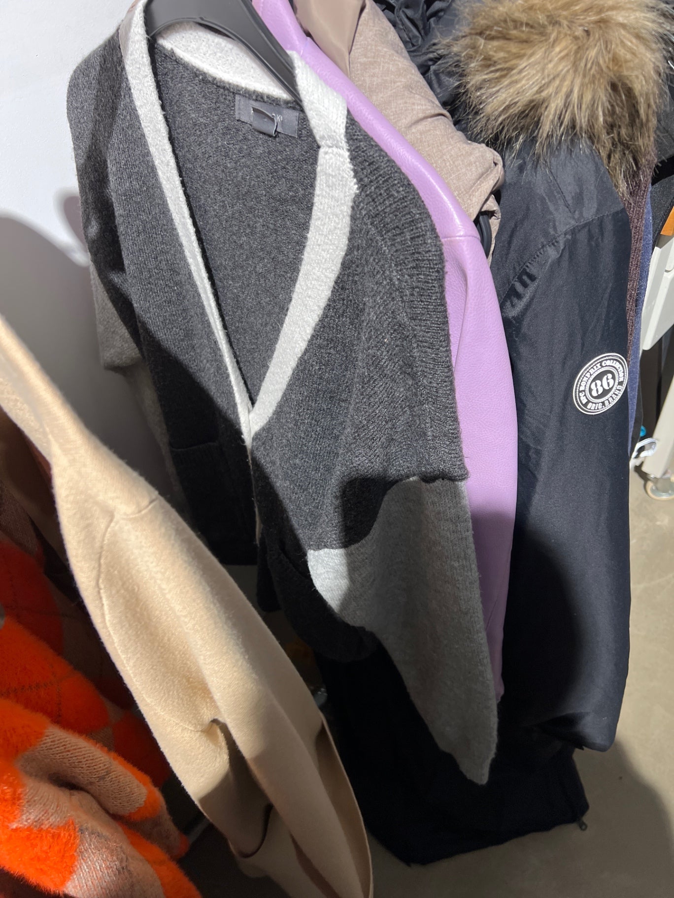 Primark Cardigan Grau Größe: L