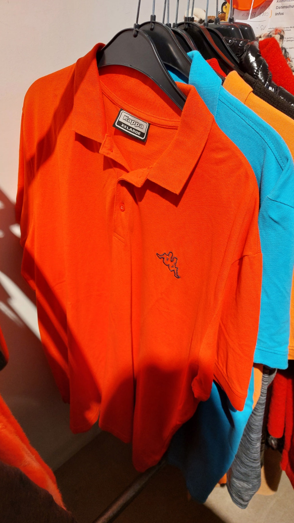 Kappa Poloshirt Rot Größe: XXL