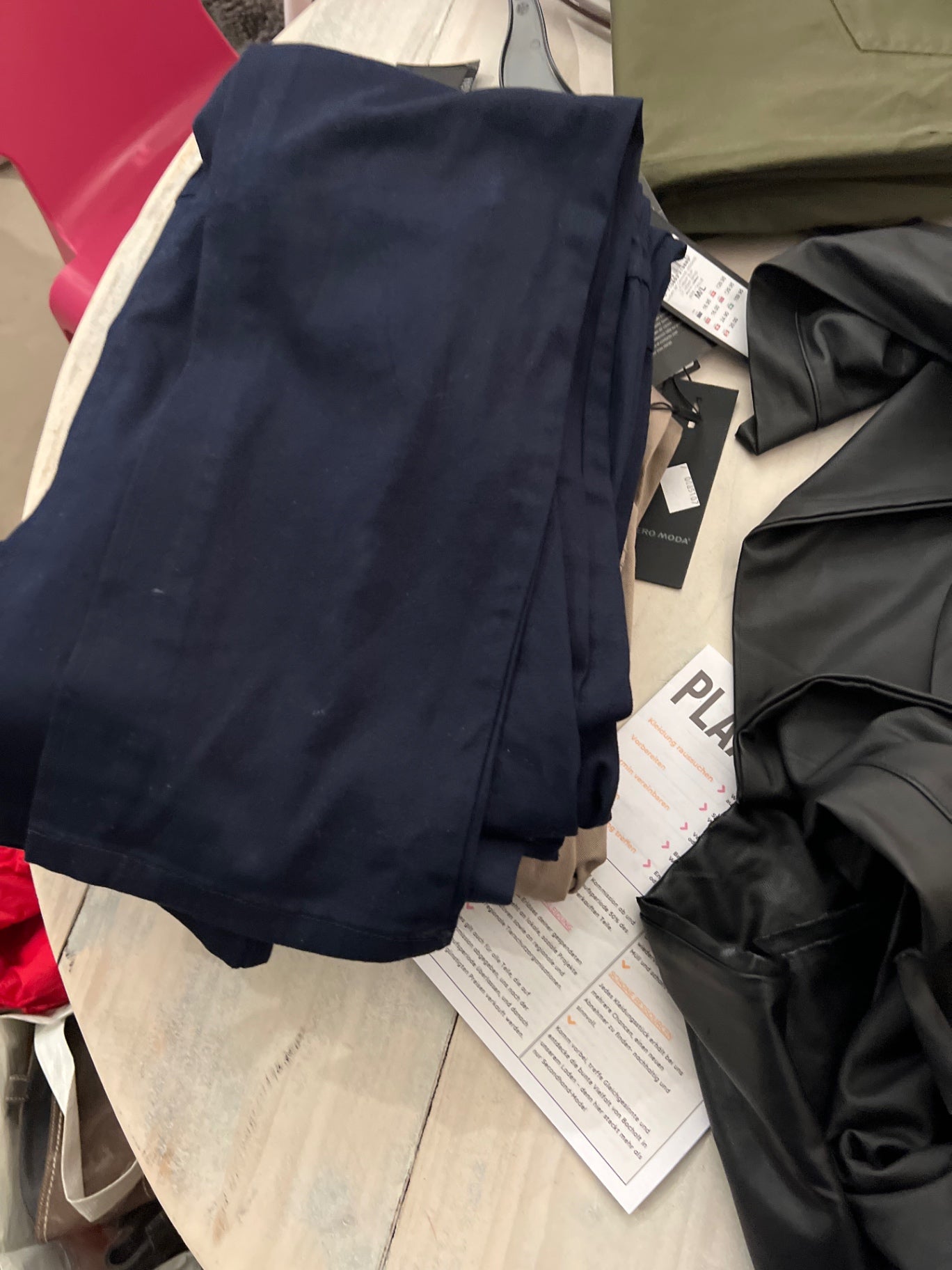 Vero Moda Jeggings Blau Größe: M/L