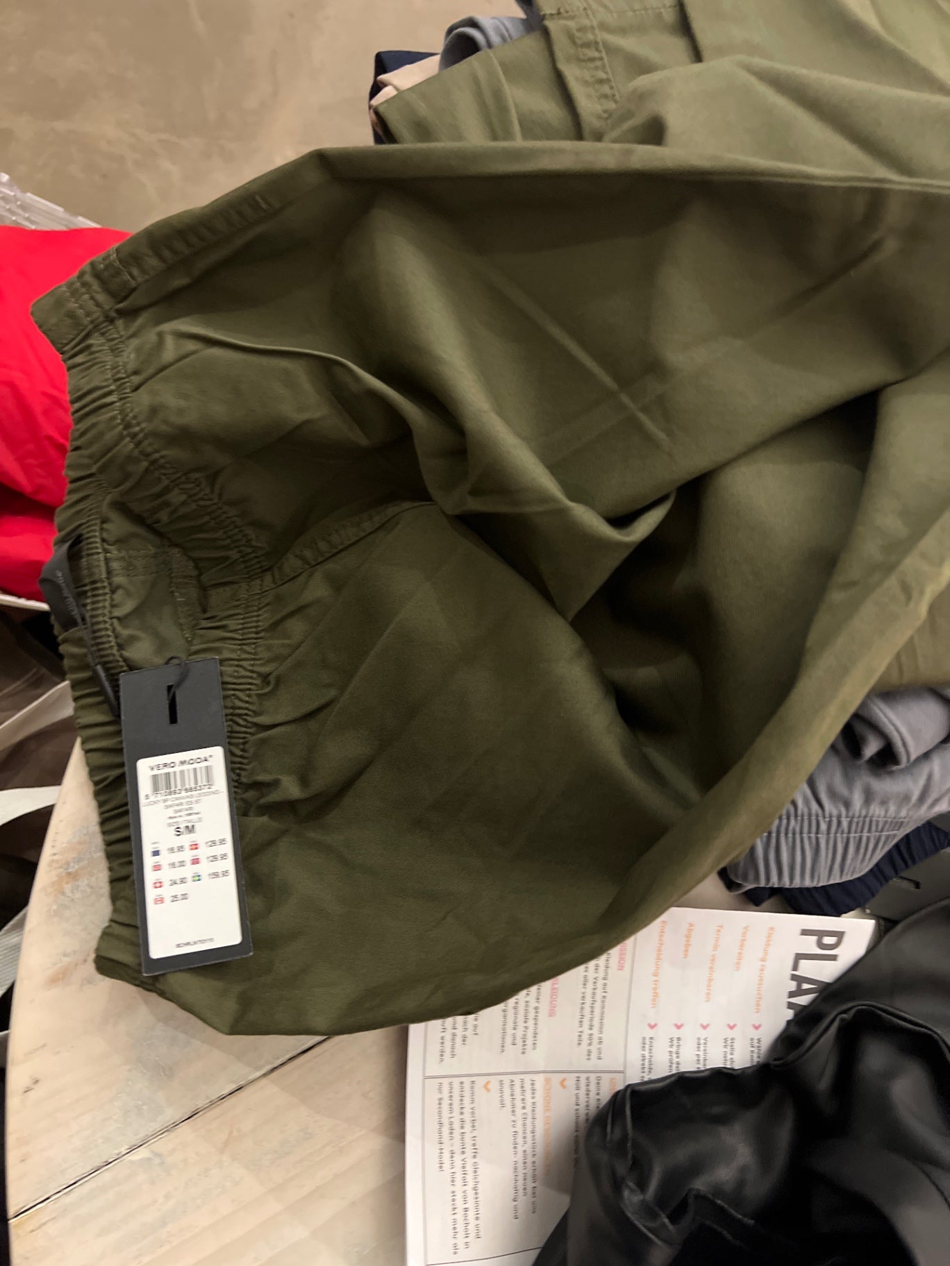 Vero Moda Jeggings Grün Größe: M/L