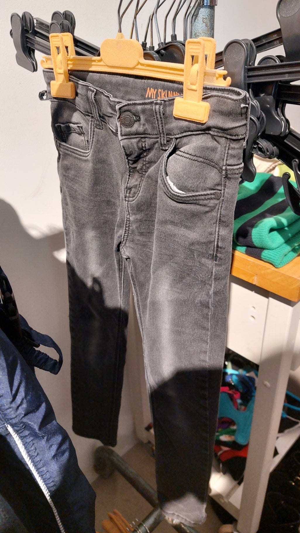 Hema Jeans Grau Größe: 134