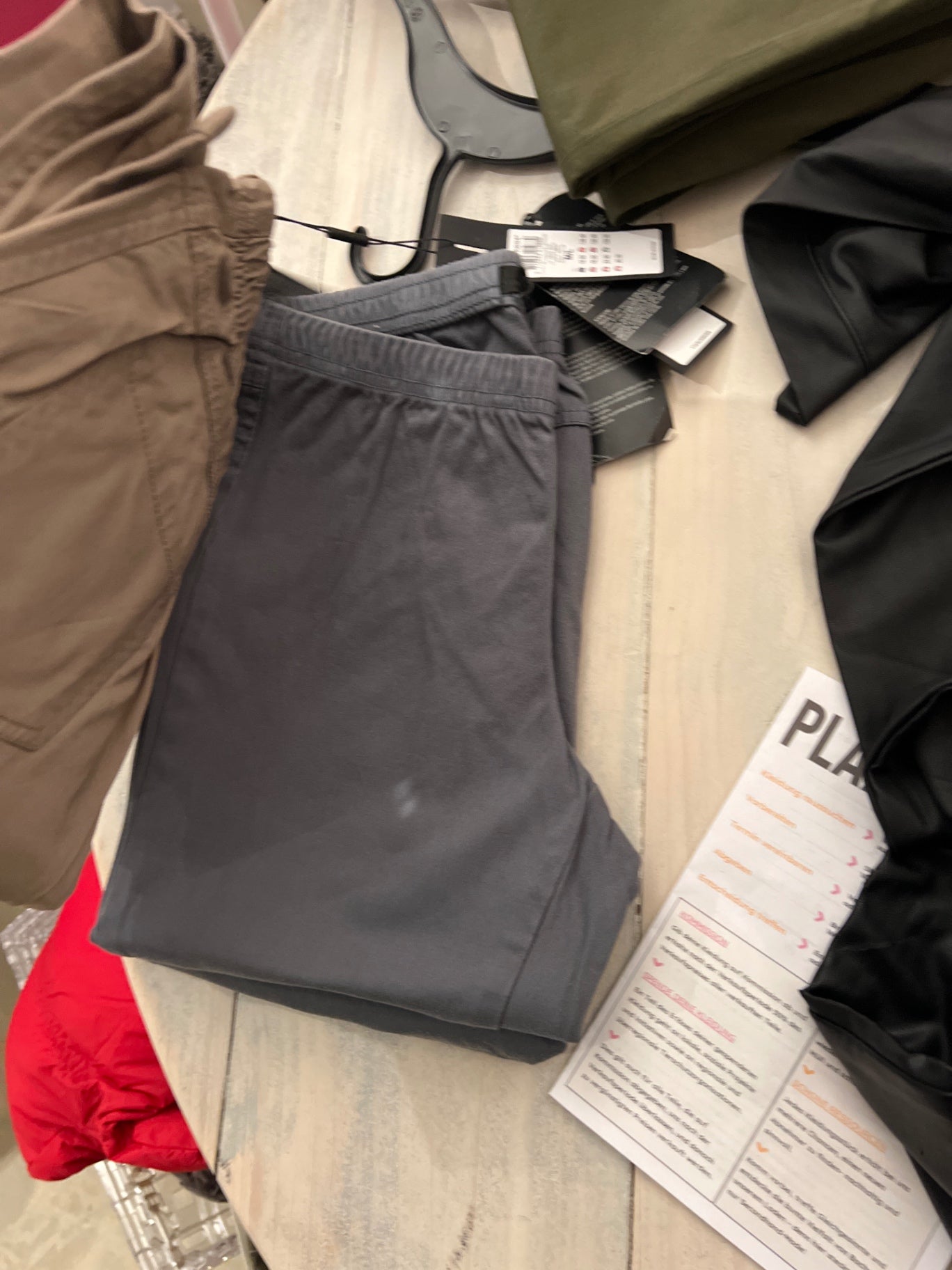 Vero Moda Jeggings Grau Größe: M/L