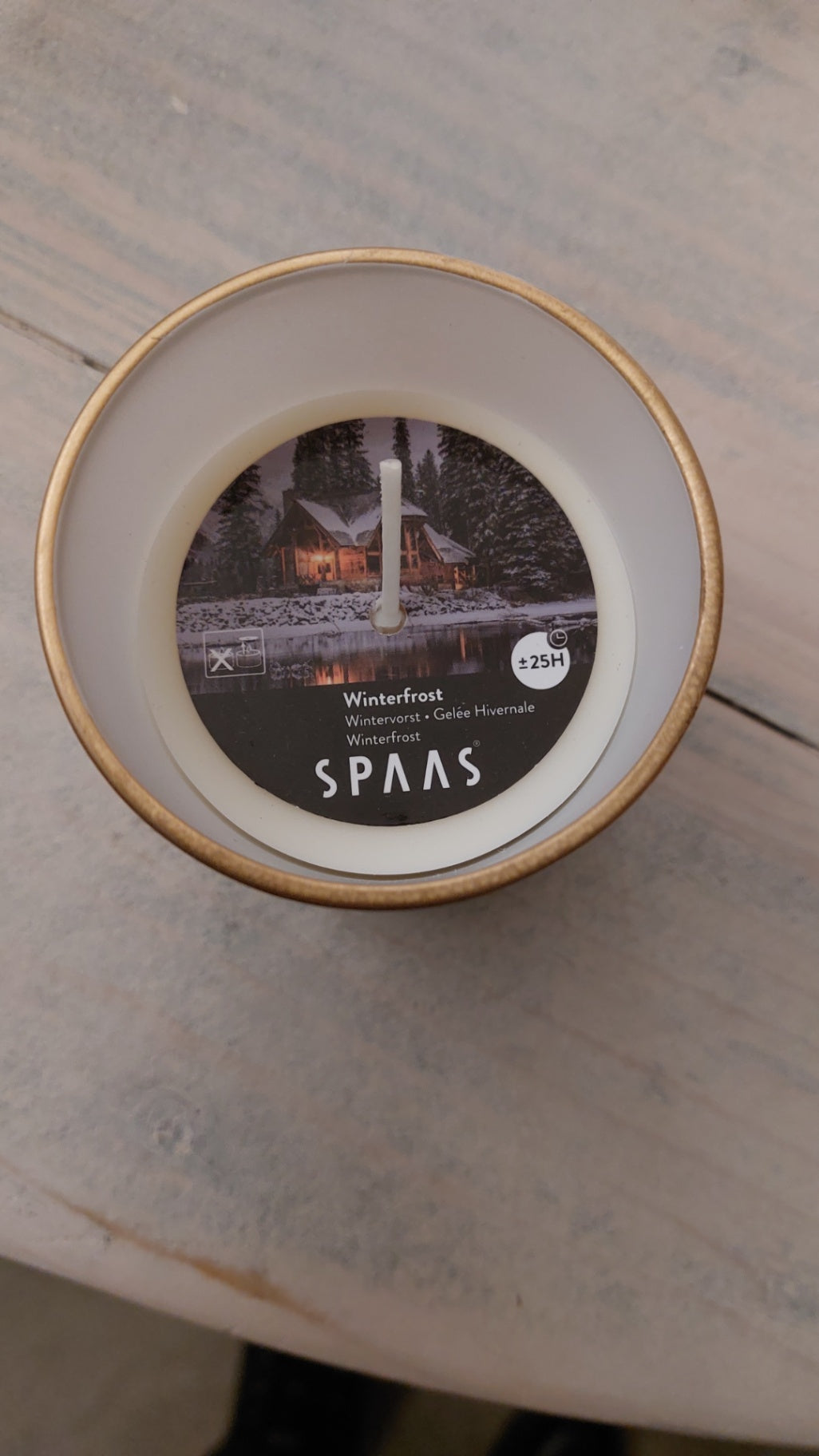 Spaas Kerze "Winterfrost"
