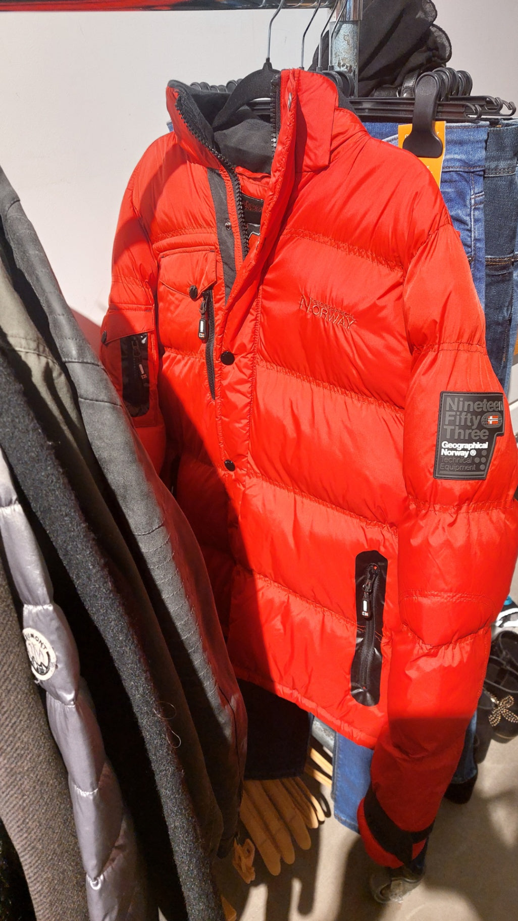 Geographical Norway Jacke Rot Größe: L