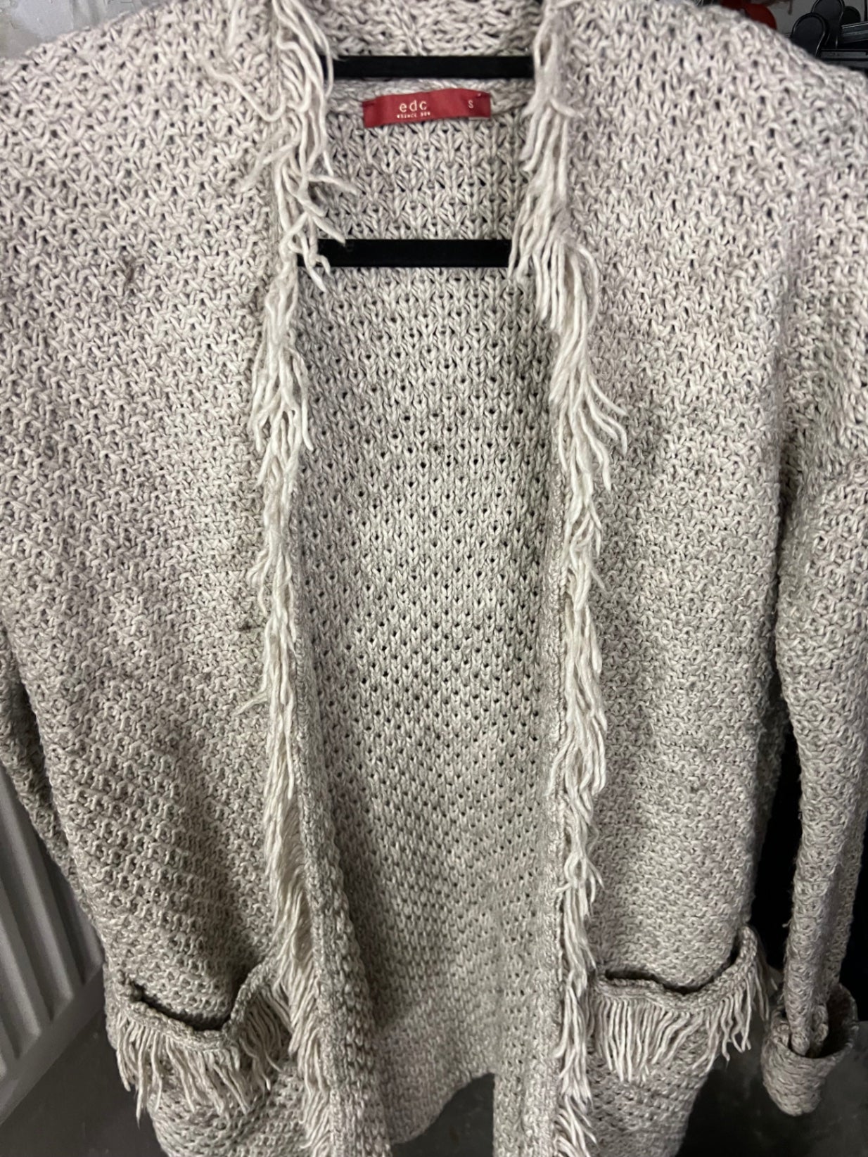 EDC Strickjacke Beige Größe: S