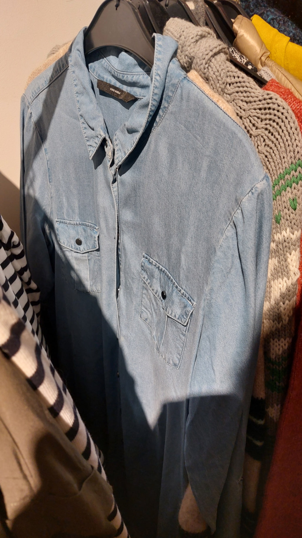 Vero Moda Jeanshemd Hellblau Größe: S