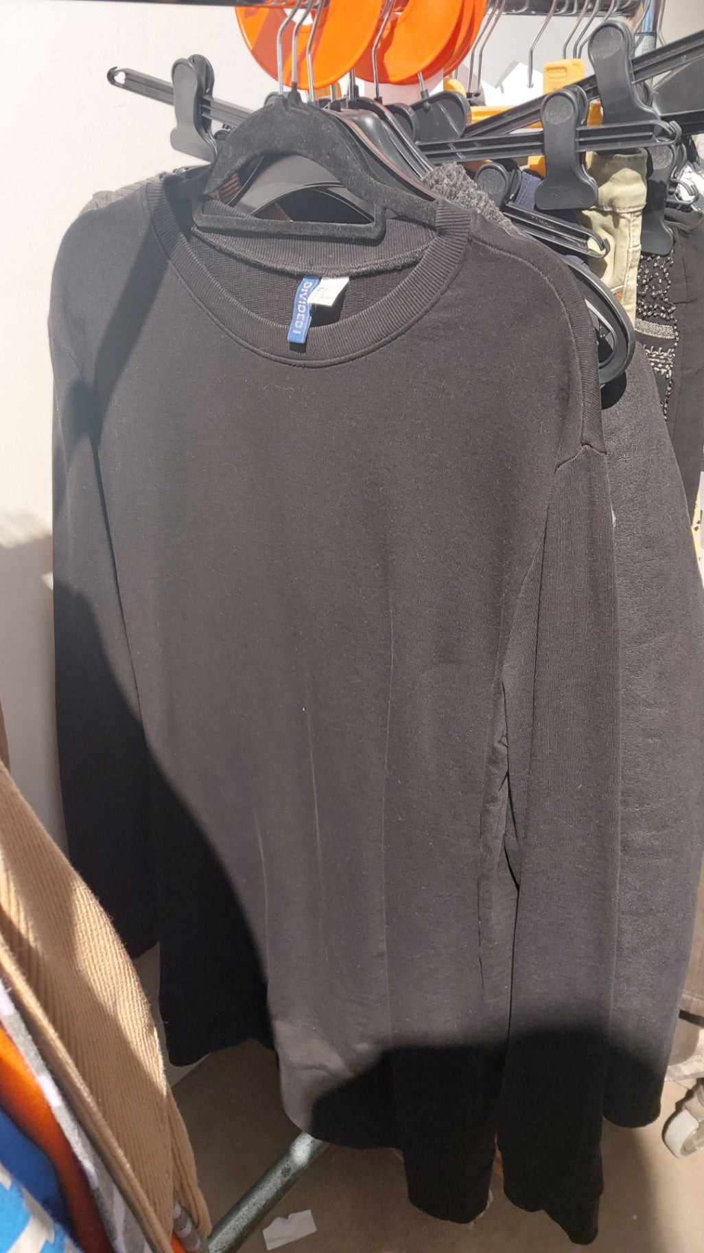 H&M Divided Pullover Schwarz Größe: L